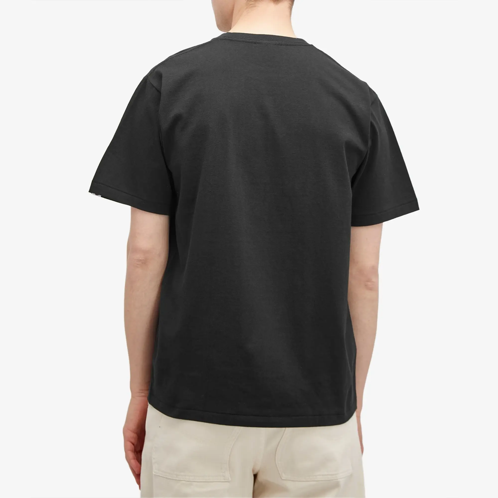 A Bathing Ape Men's ABC Camo College T-Shirt Black/Pink