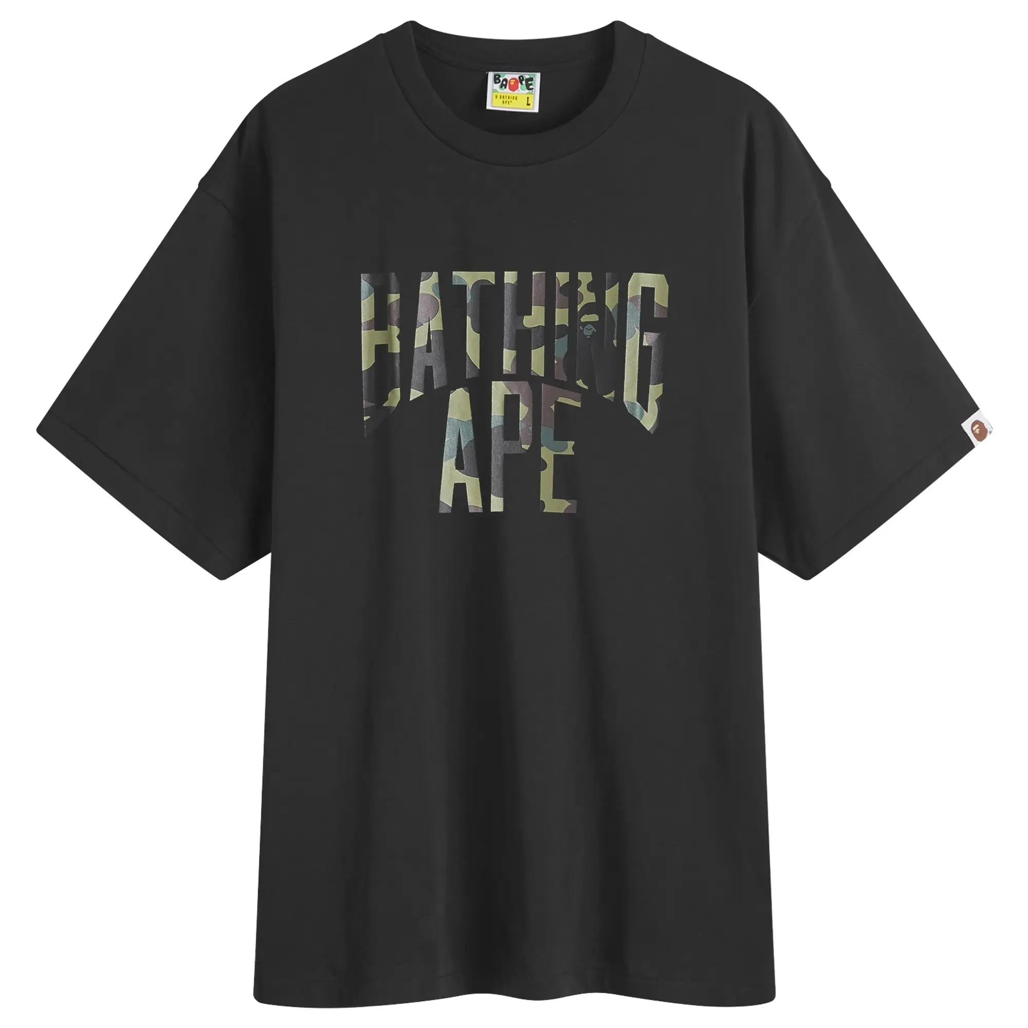 A Bathing Ape Men's 1st Camo NYC Logo T-Shirt Black