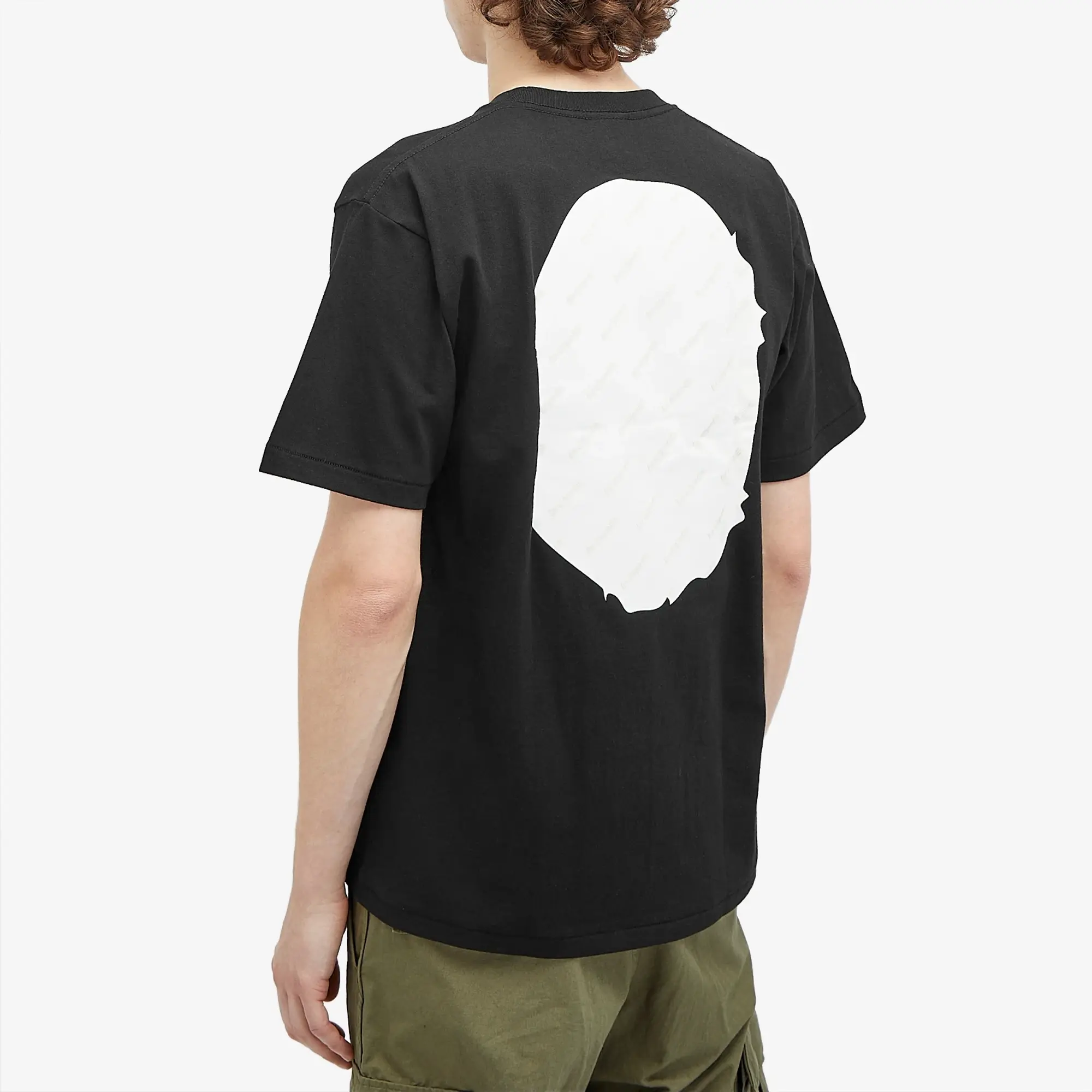 A Bathing Ape Men's Hexagram Big Ape Head T-Shirt Black