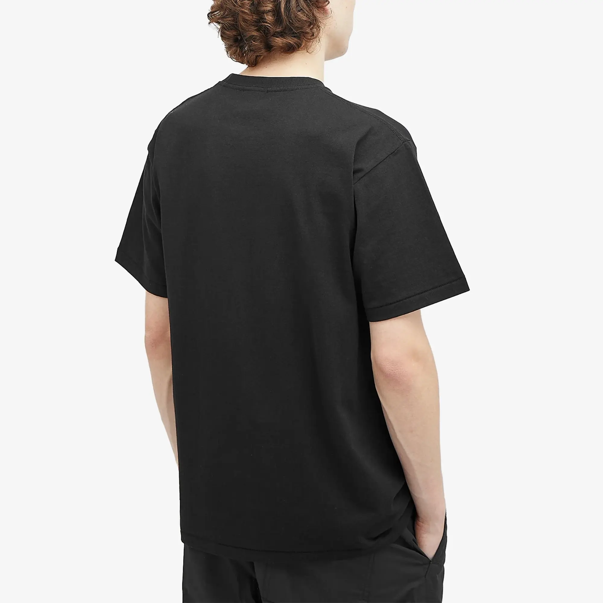 A Bathing Ape Men's ABC Camo Rebuild Big Ape Head T-Shirt Black/Blue