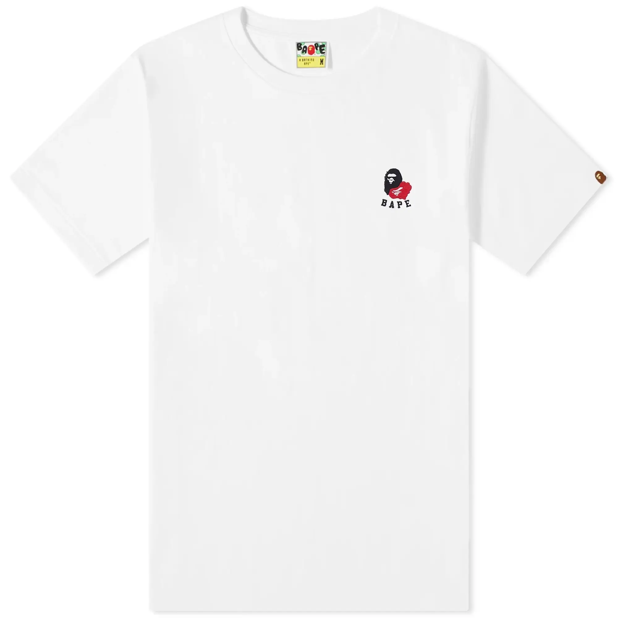 A Bathing Ape Men's Ape Head 2 Point T-Shirt White