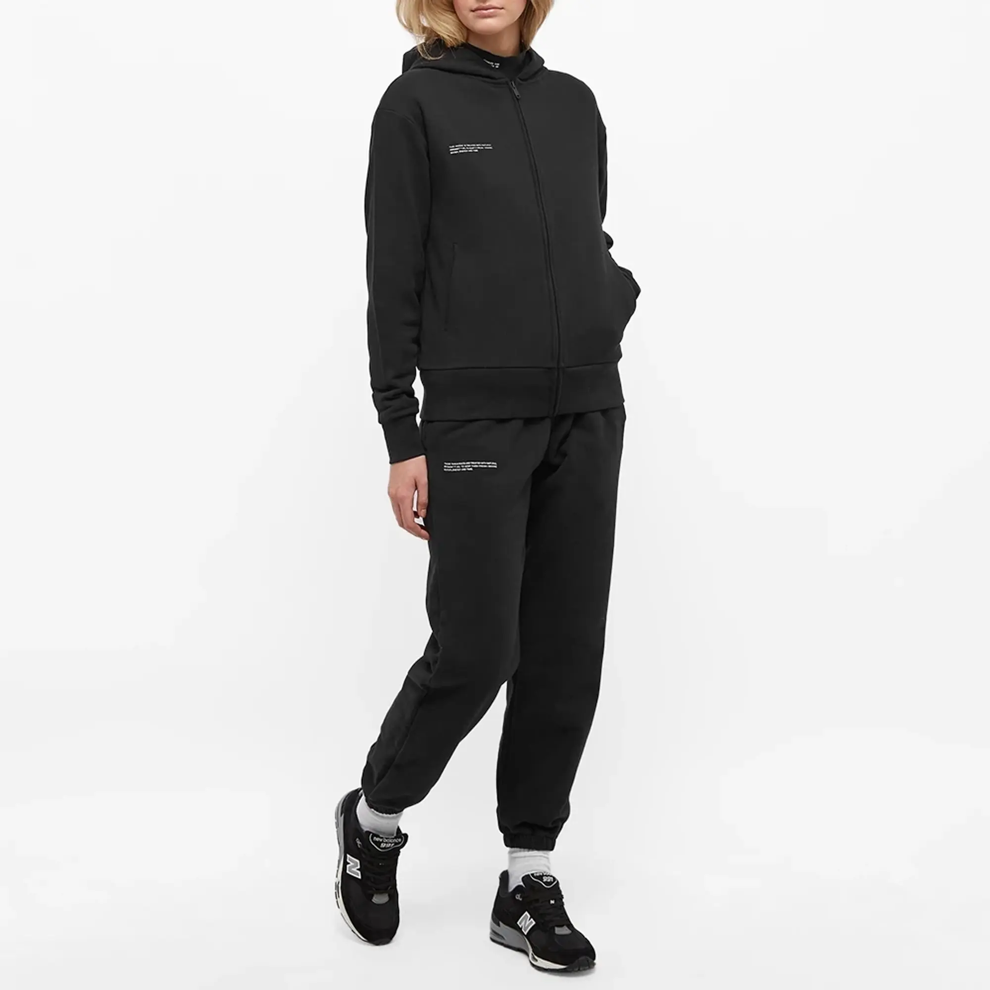 Pangaia 365 Zipped Hoodie Black