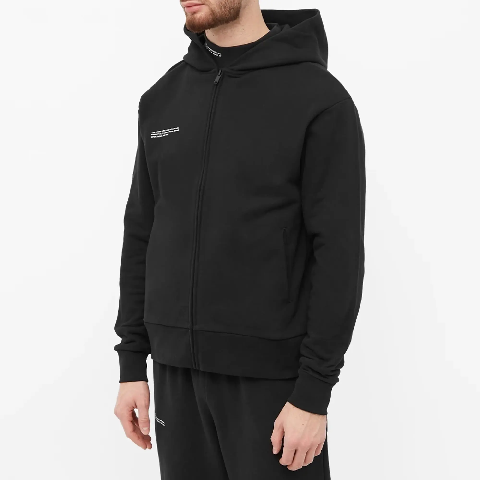 Pangaia 365 Zipped Hoodie Black