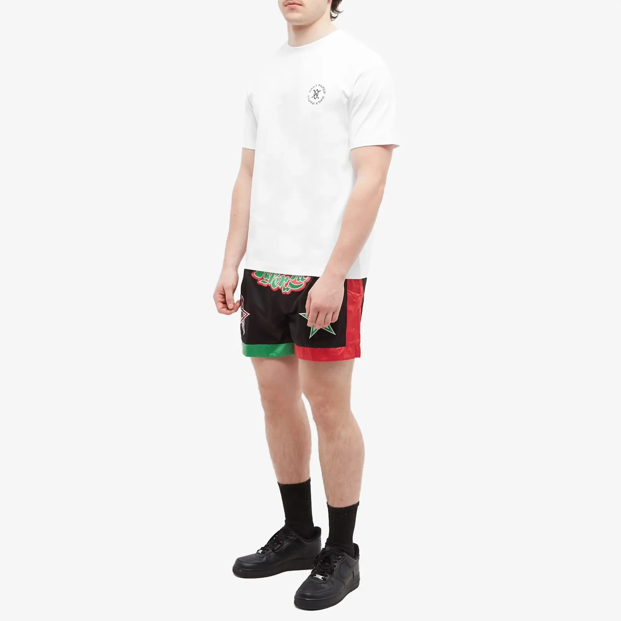 T-Shirt Daily Paper Circle Tee White Xxl