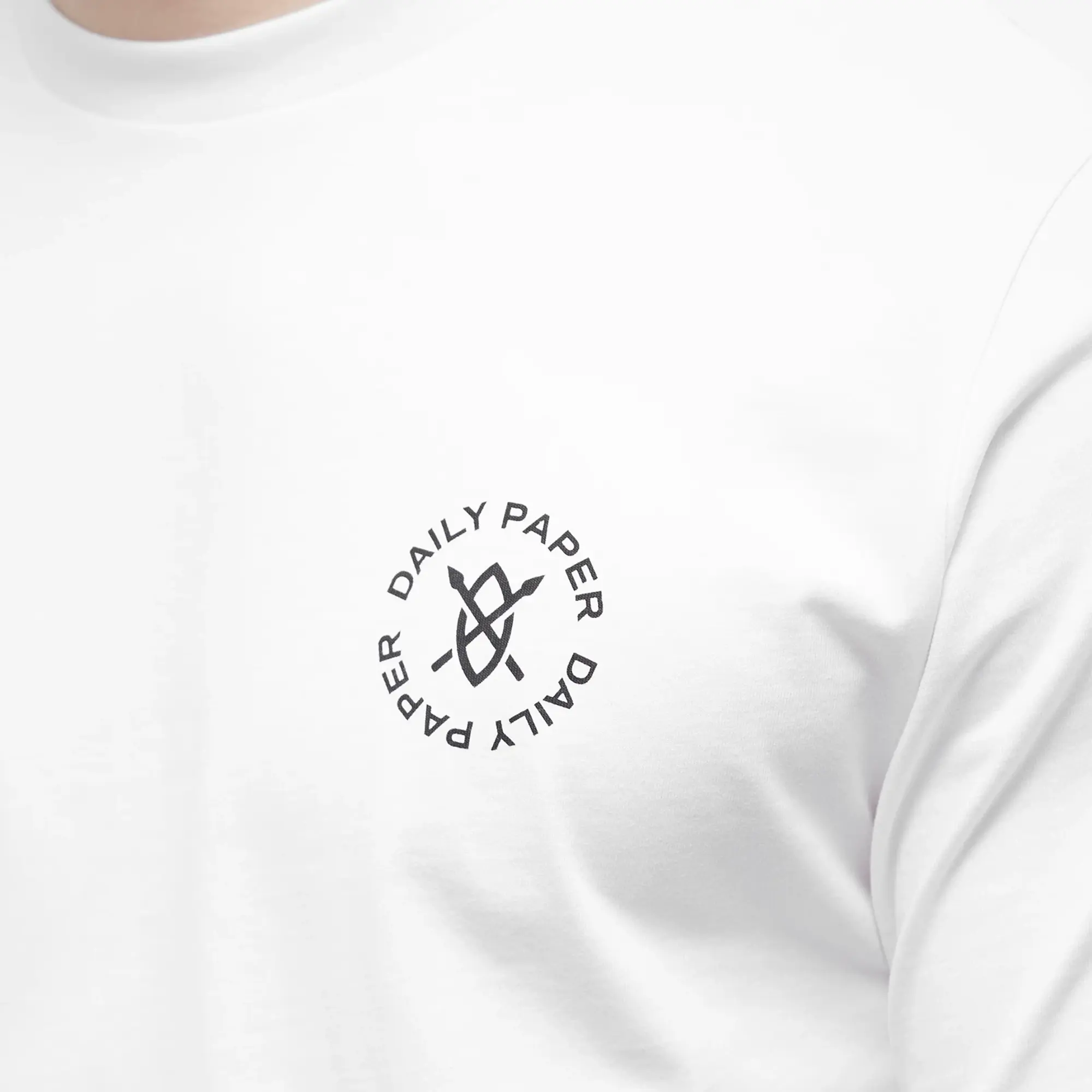 T-Shirt Daily Paper Circle Tee White Xxl