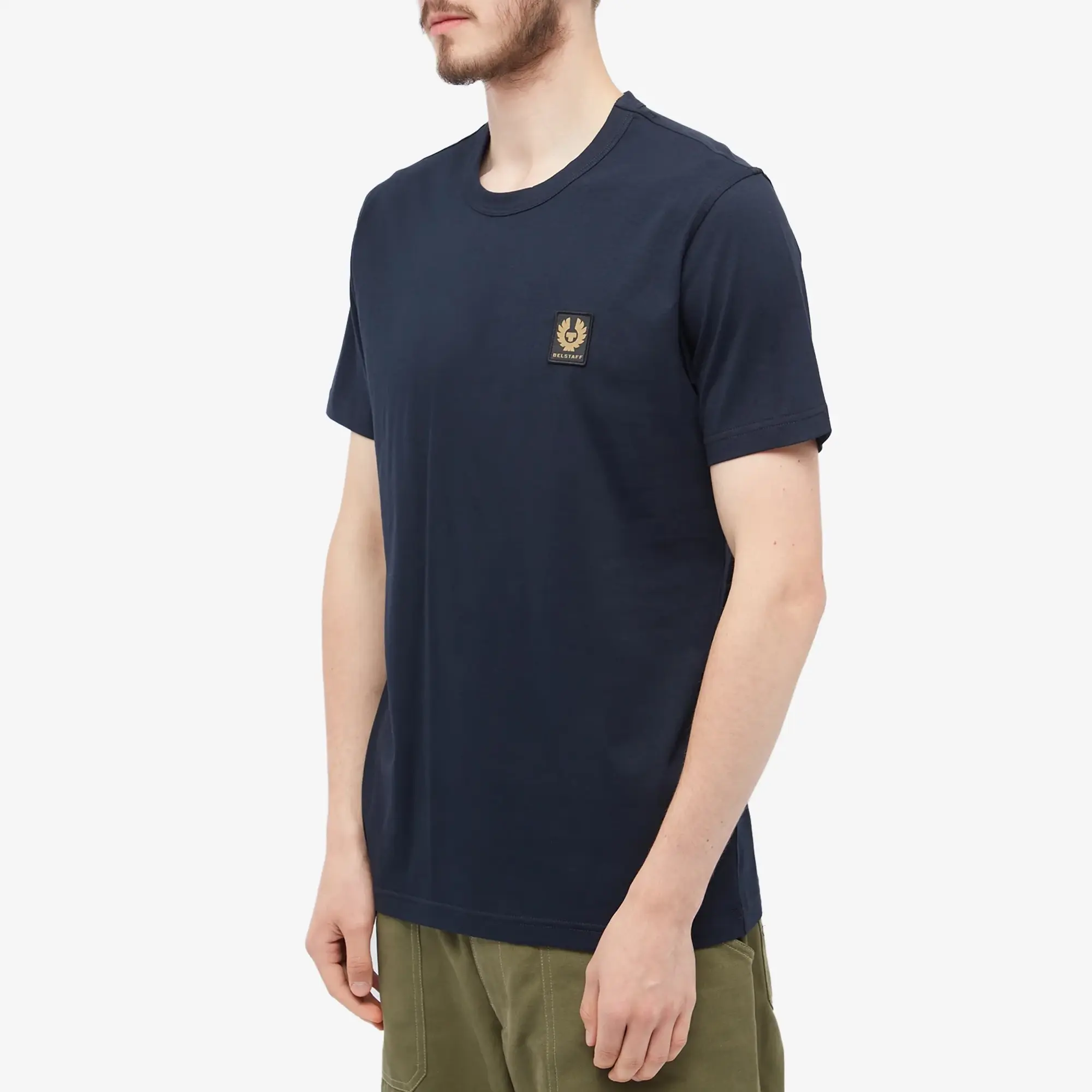 Belstaff Men's Patch Logo T-Shirt Dark Ink