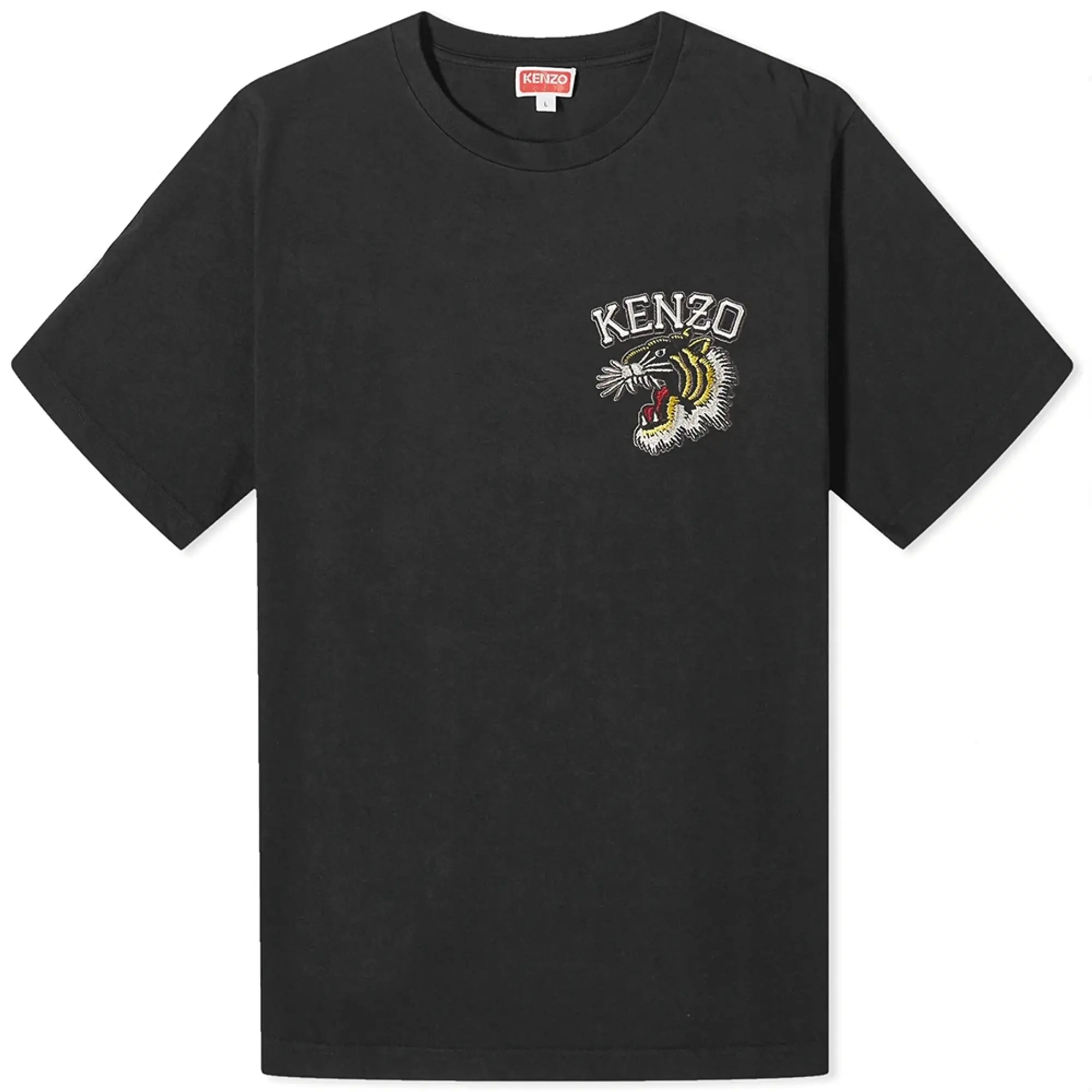 Kenzo Tiger Varsity Slim Tee Men Shortsleeves Black