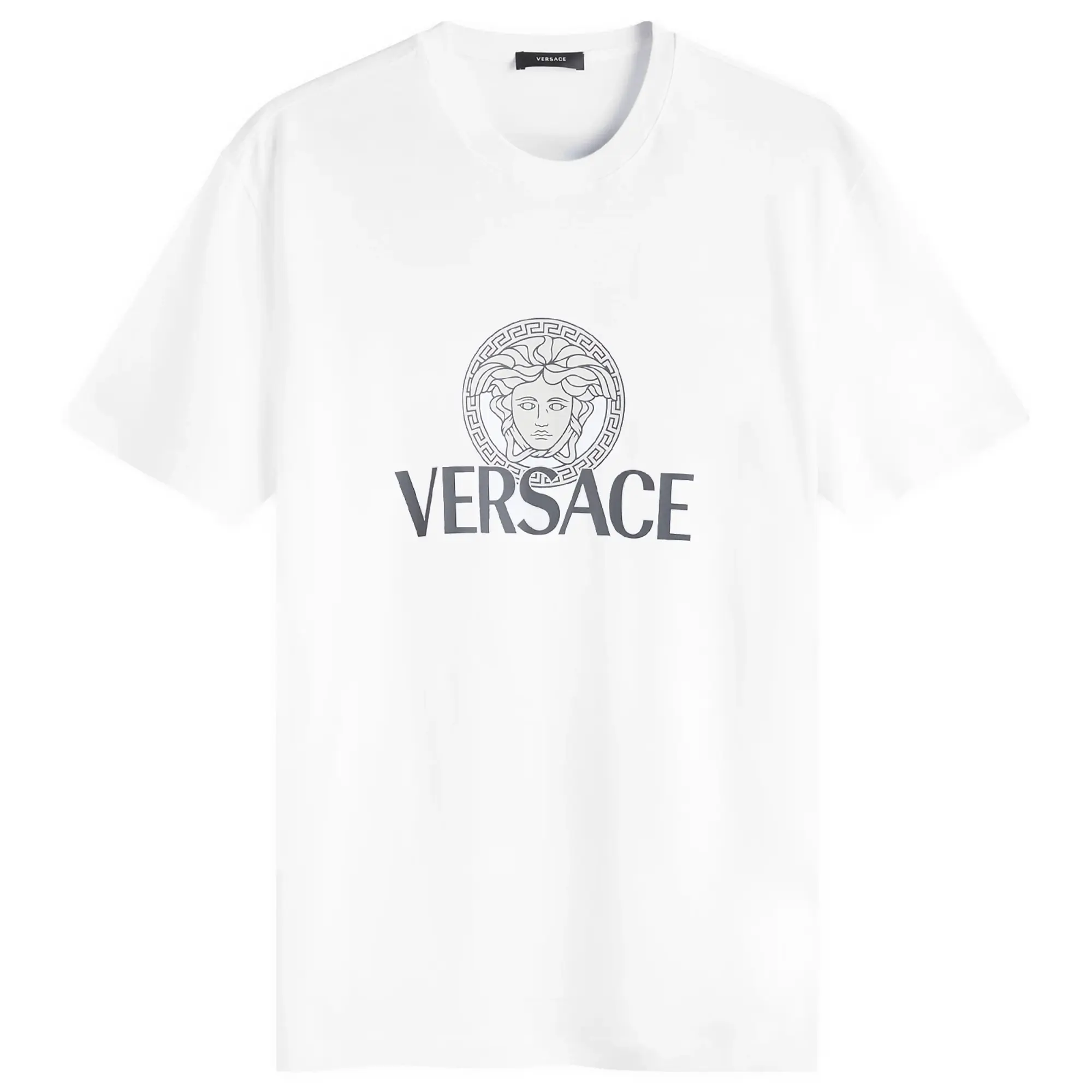 Versace Men's Medusa Print T-Shirt White