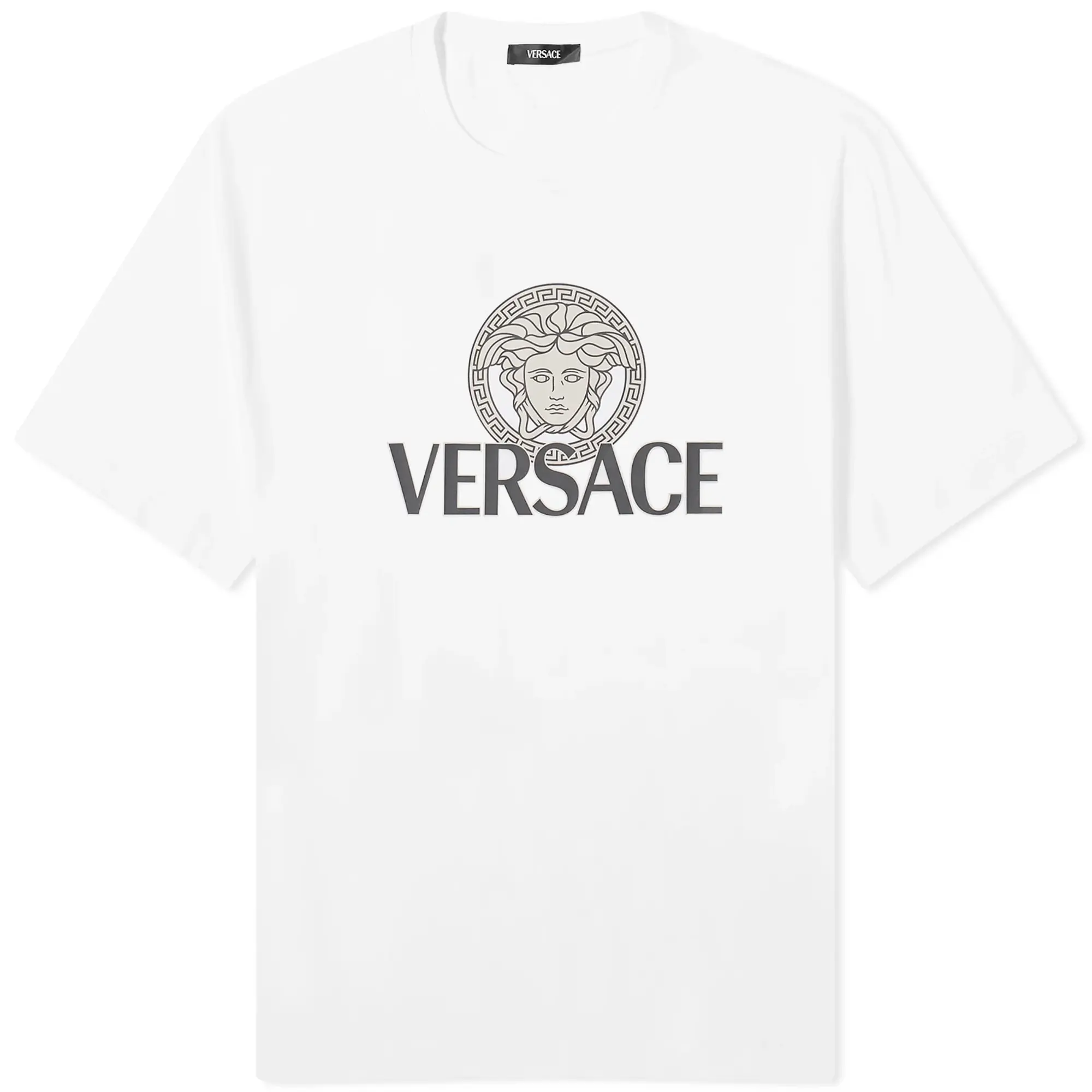 Versace Men's Medusa Print T-Shirt White