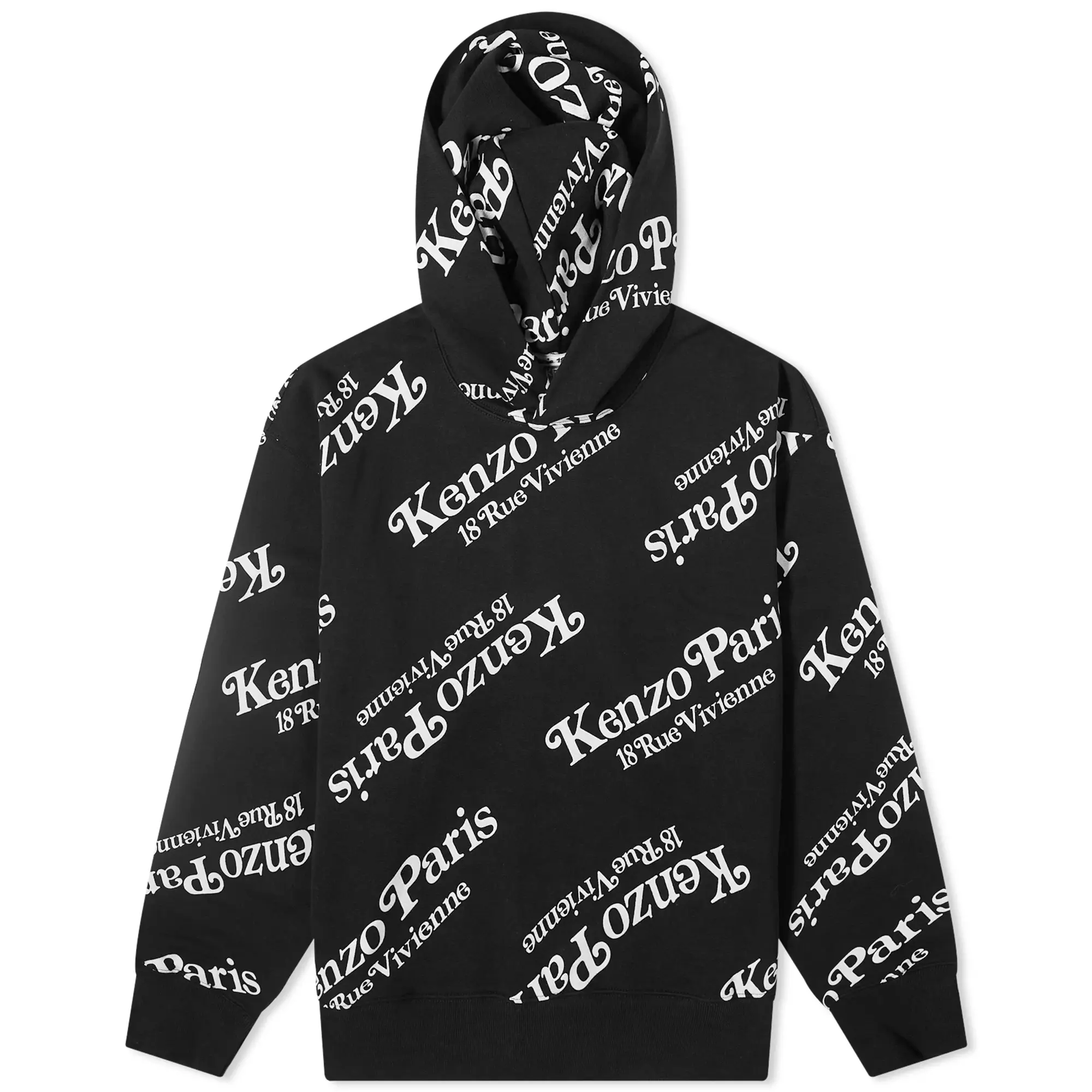 Kenzo X Verdy Collection Oversize Hoodie Men Hoodies Black