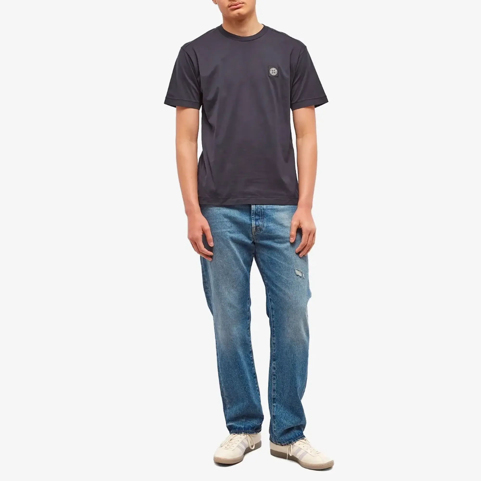 Stone Island Men's Patch T-Shirt Navy