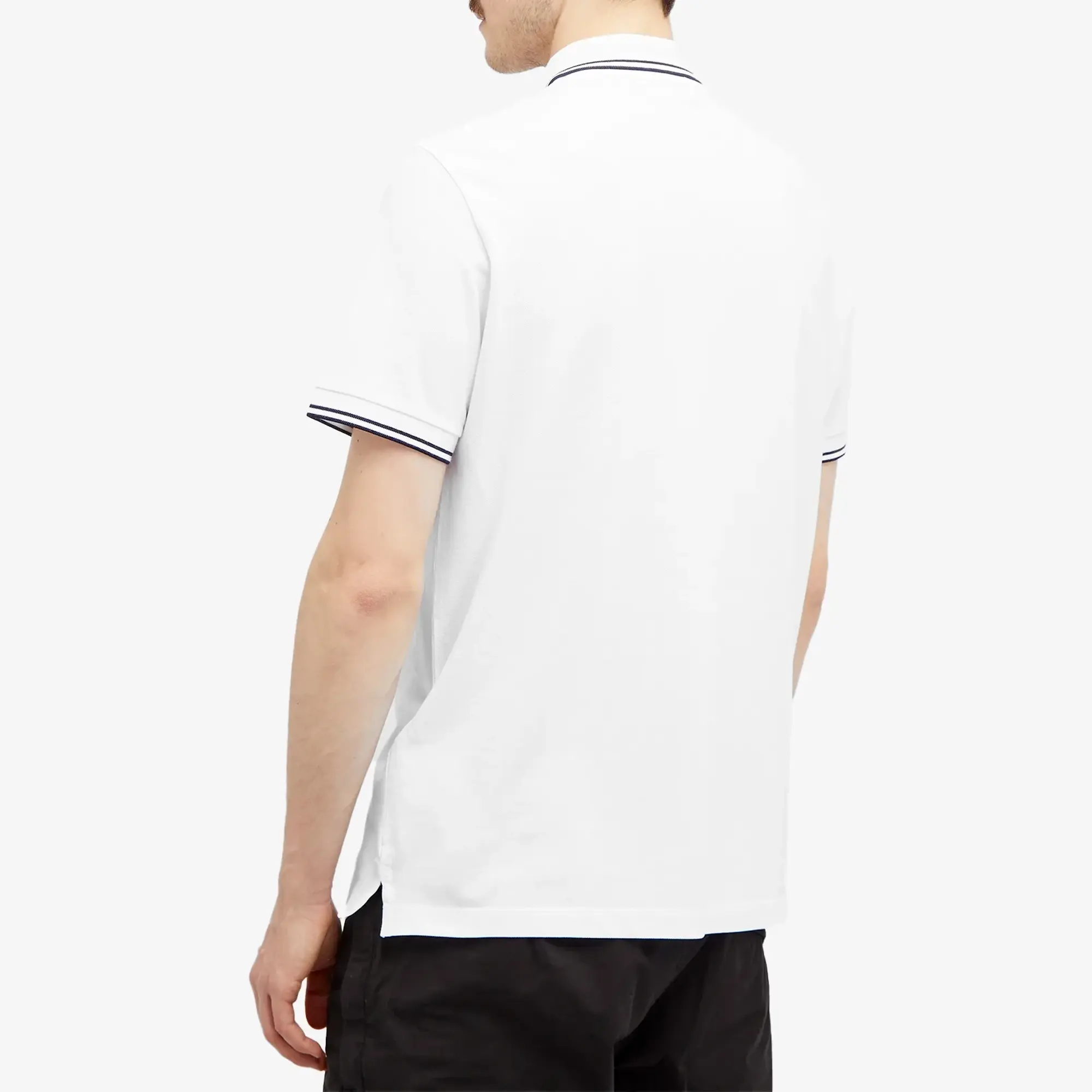 Stone Island Men's Patch Polo White