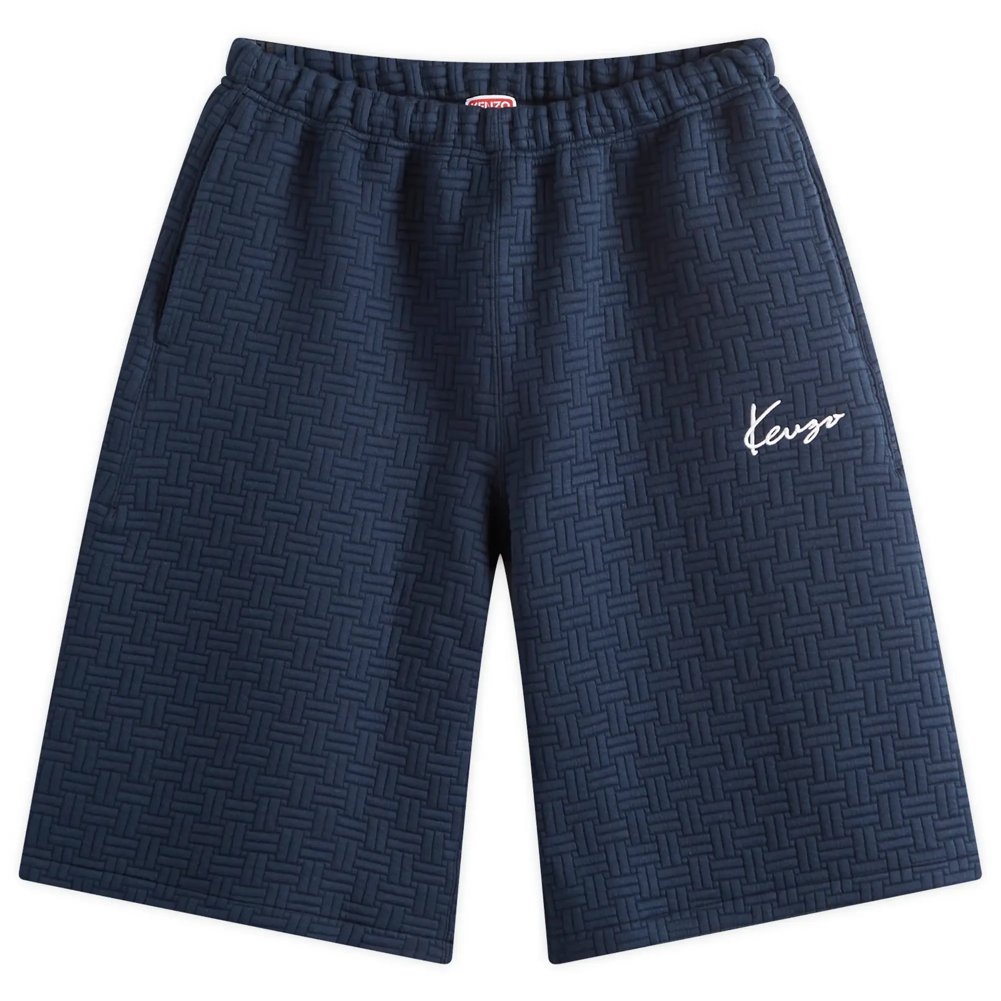 Kenzo Weave Oversize Short Men Casual Shorts Blue