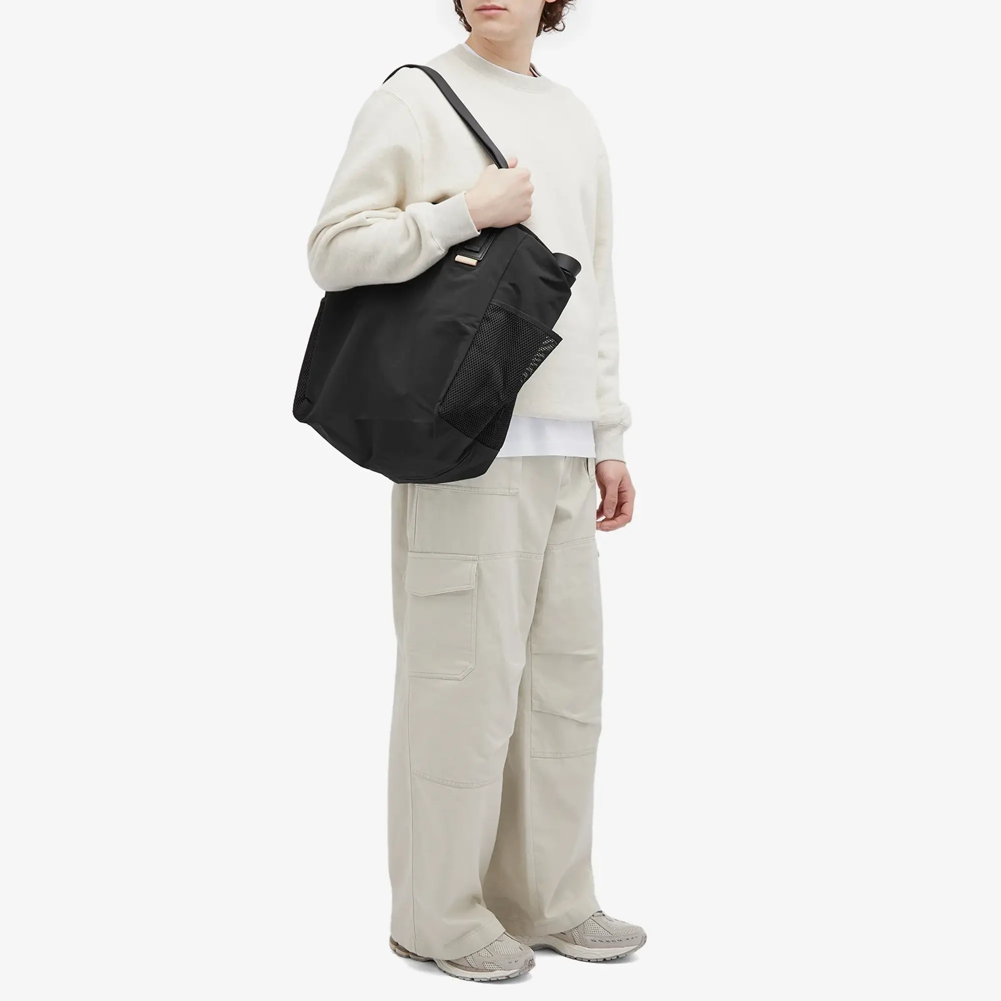 Hender Scheme Men's Functional Tote Bag Black