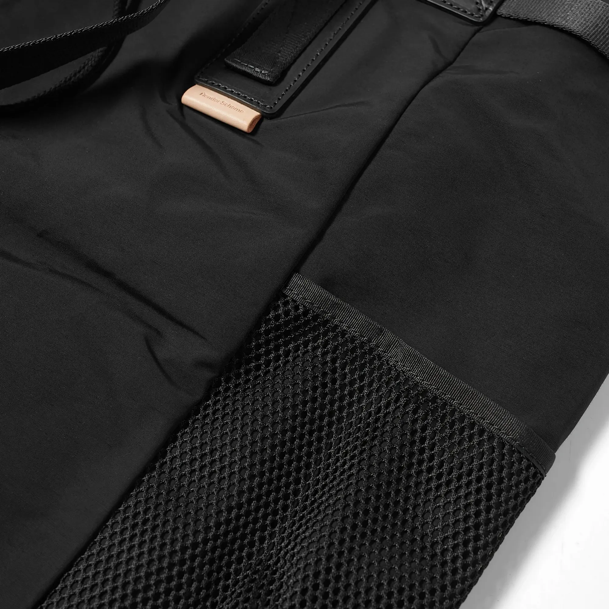 Hender Scheme Men's Functional Tote Bag Black