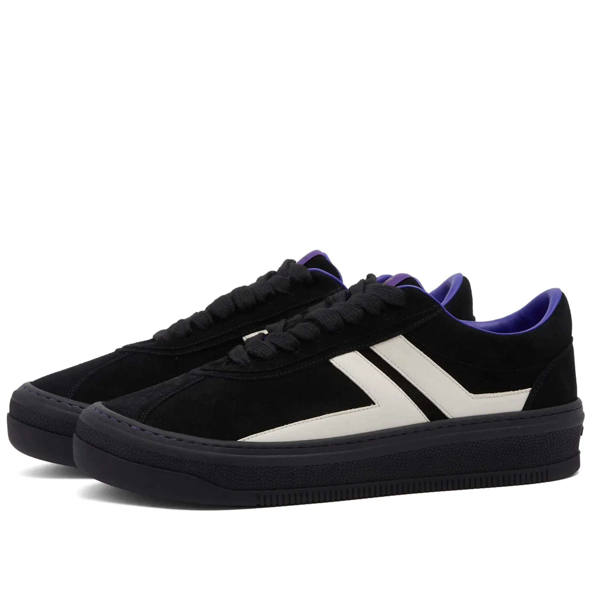 Lanvin Men's x Future High Sole Sneaker Black/Off White
