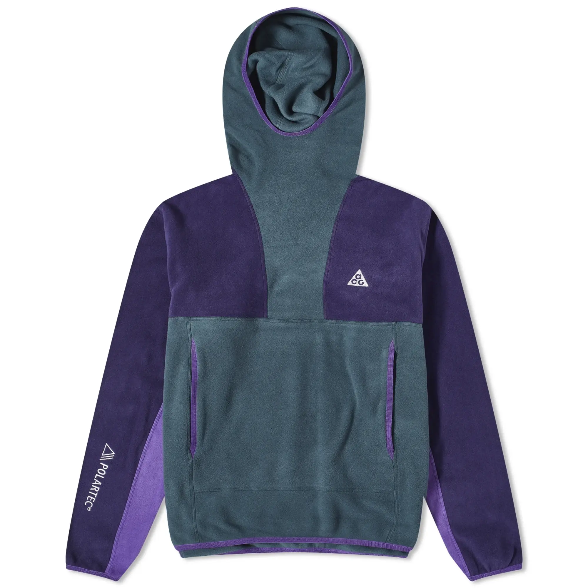 Sweatshirt Nike Acg Wolf Tree Men's Pullover Hoodie Deep Jungle/ Purple Ink/ Summit White M