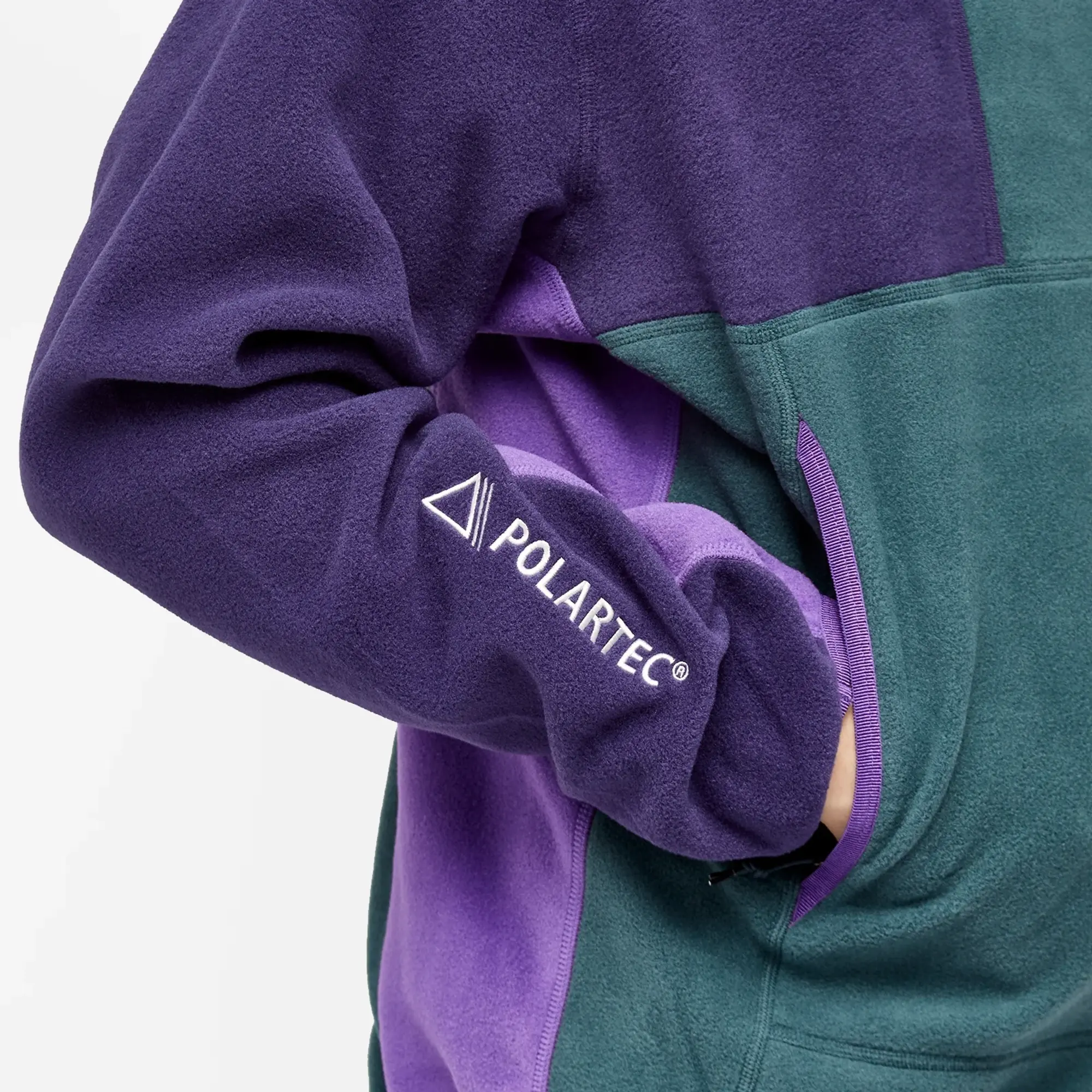 Sweatshirt Nike Acg Wolf Tree Men's Pullover Hoodie Deep Jungle/ Purple Ink/ Summit White M