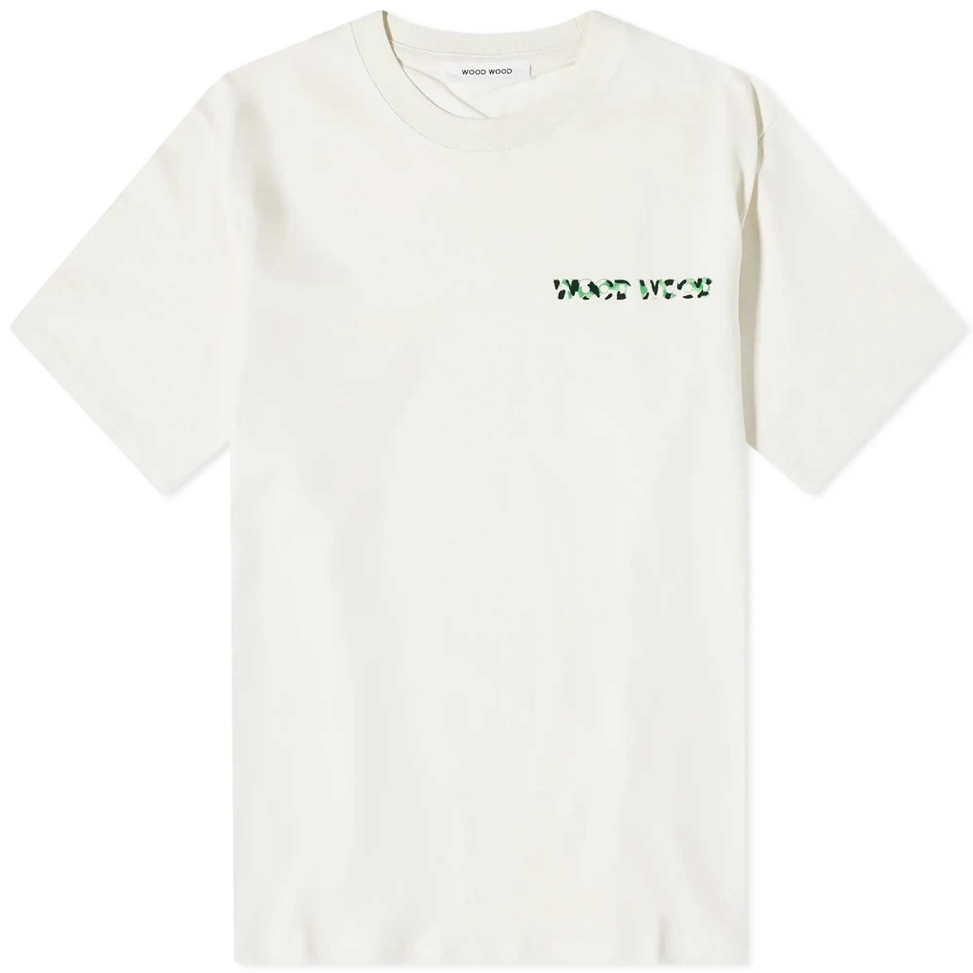 Wood Wood Men's Bobby Logo T-Shirt Light Grey