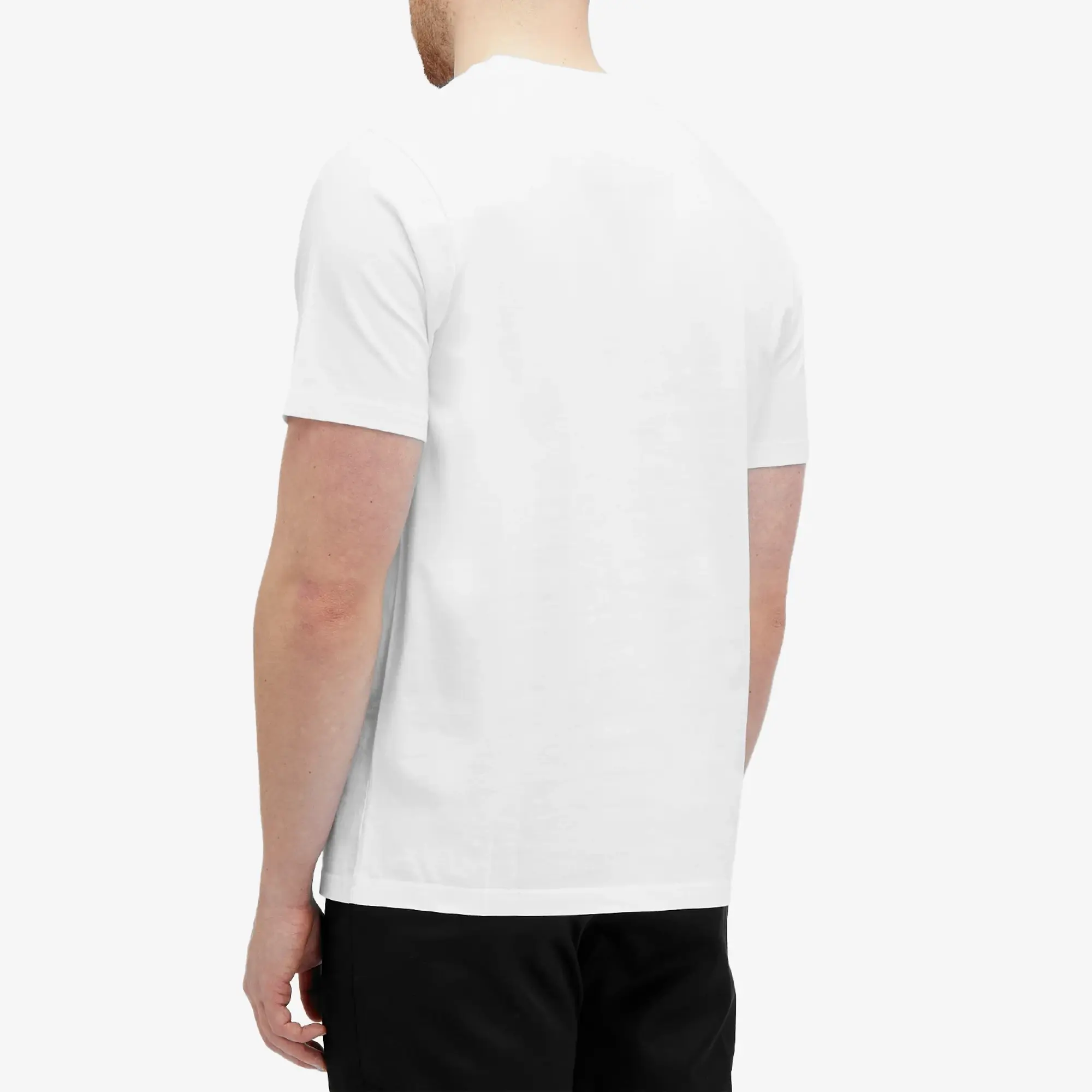 Wood Wood Bobby Double Logo T-Shirt - White