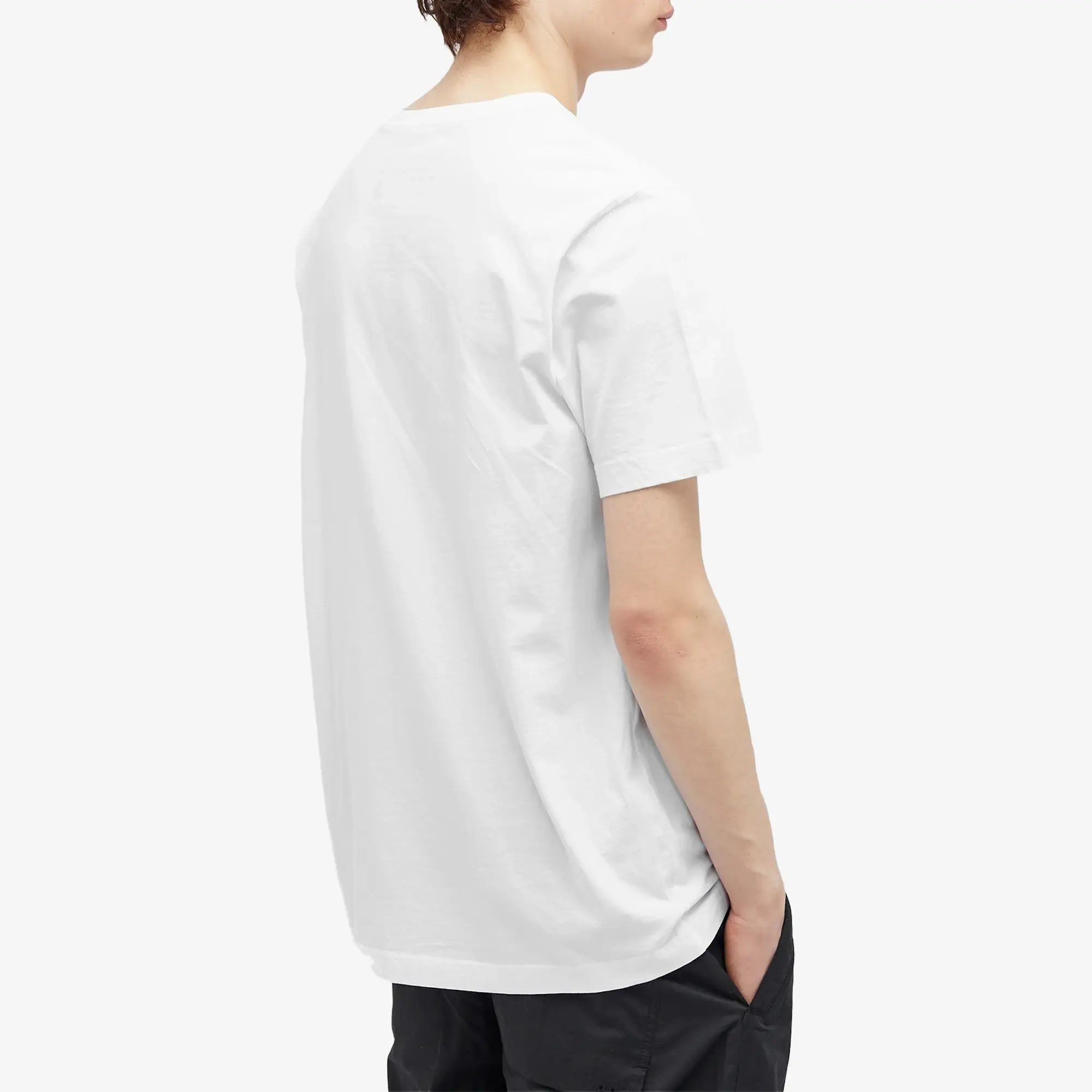 Maharishi Men's Tiger Fur Calligraphy T-Shirt White