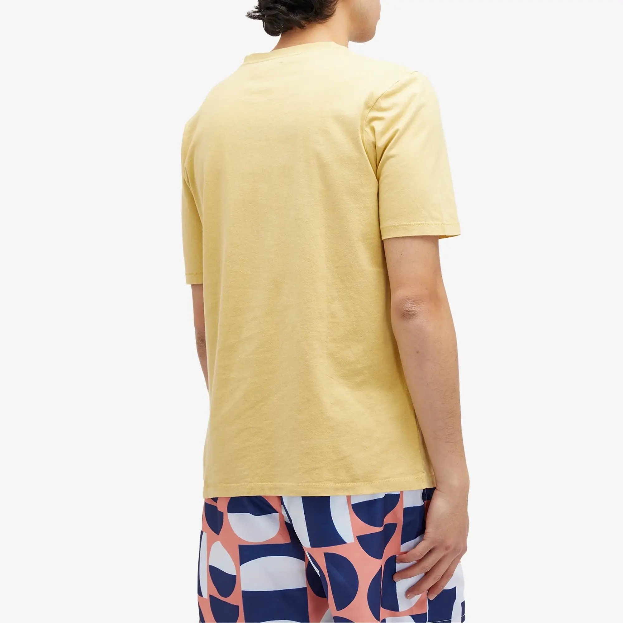 Folk Men's Contrast Sleeve T-Shirt Wheat