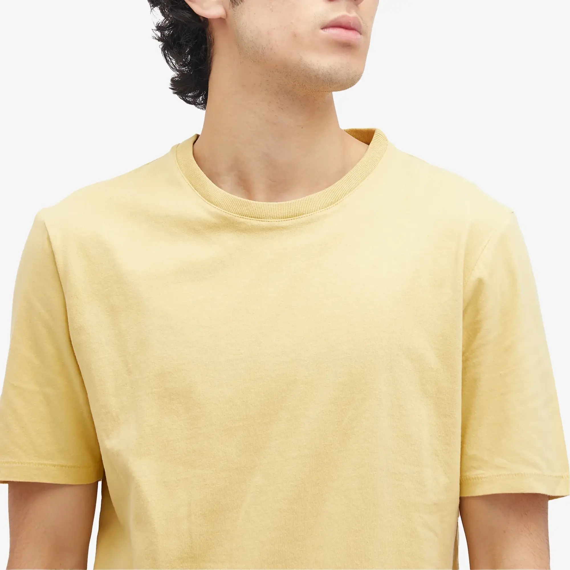 Folk Men's Contrast Sleeve T-Shirt Wheat
