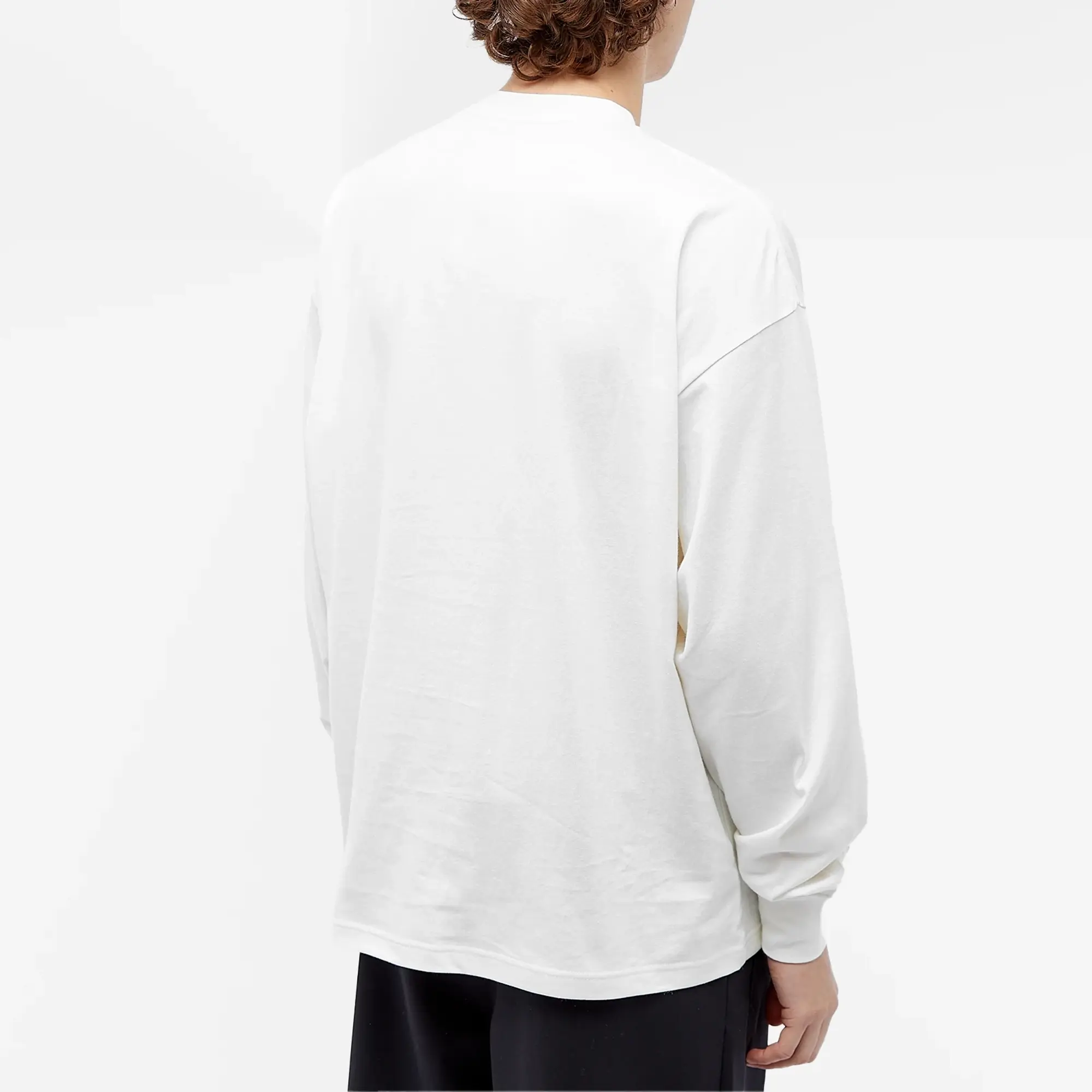 F/CE. Men's Long Sleeve PLA Pocket T-Shirt White