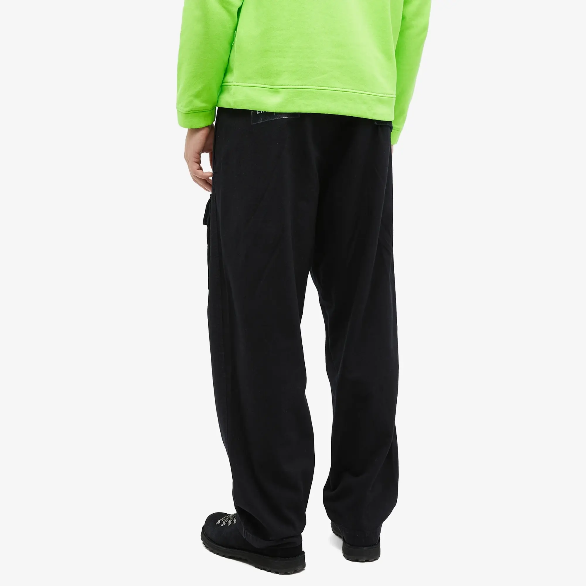 END. x C.P. Company Men's ‘Adapt’ Blu Straight Pants Black/Navy