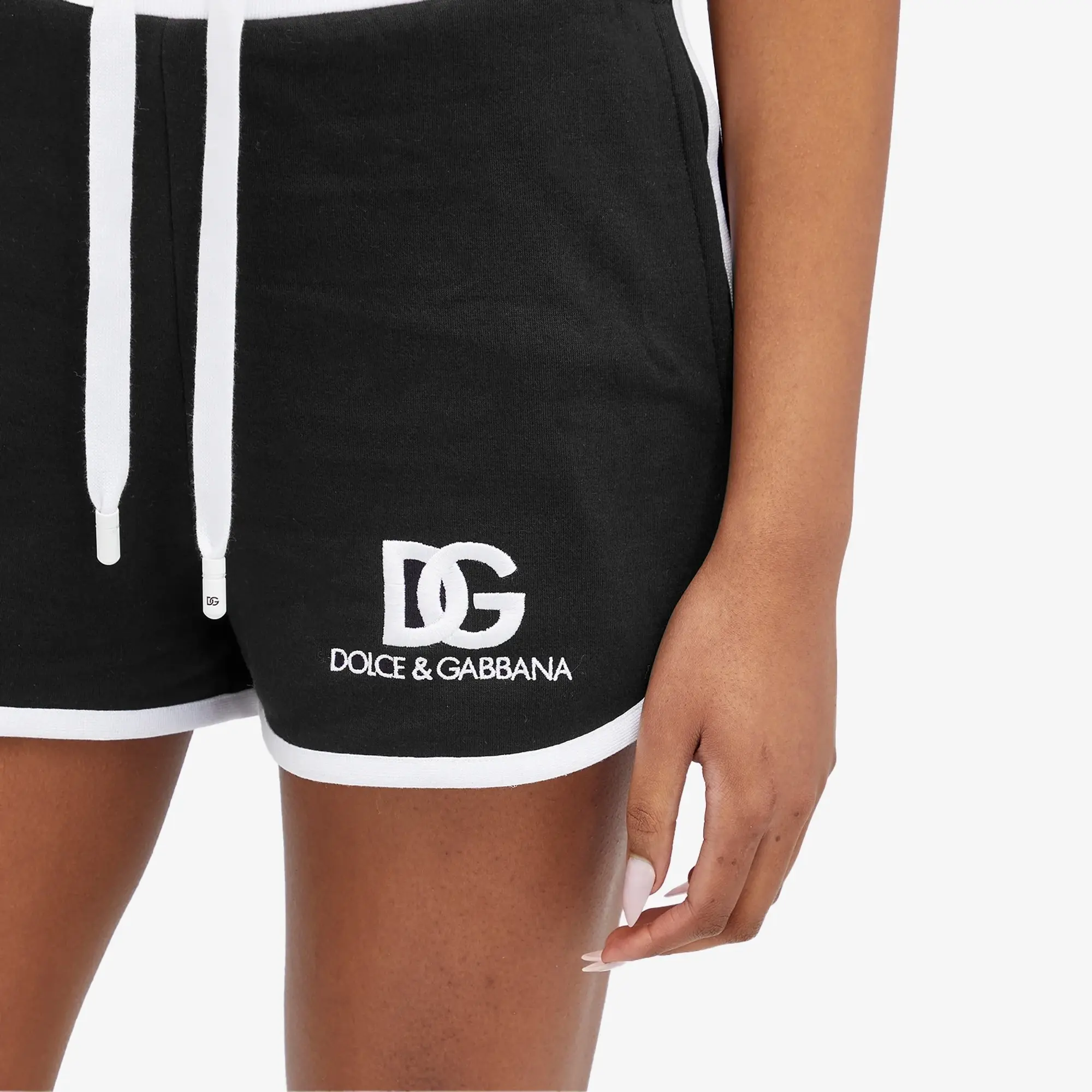 Dolce & Gabbana Women's Logo Sweat Shorts Black