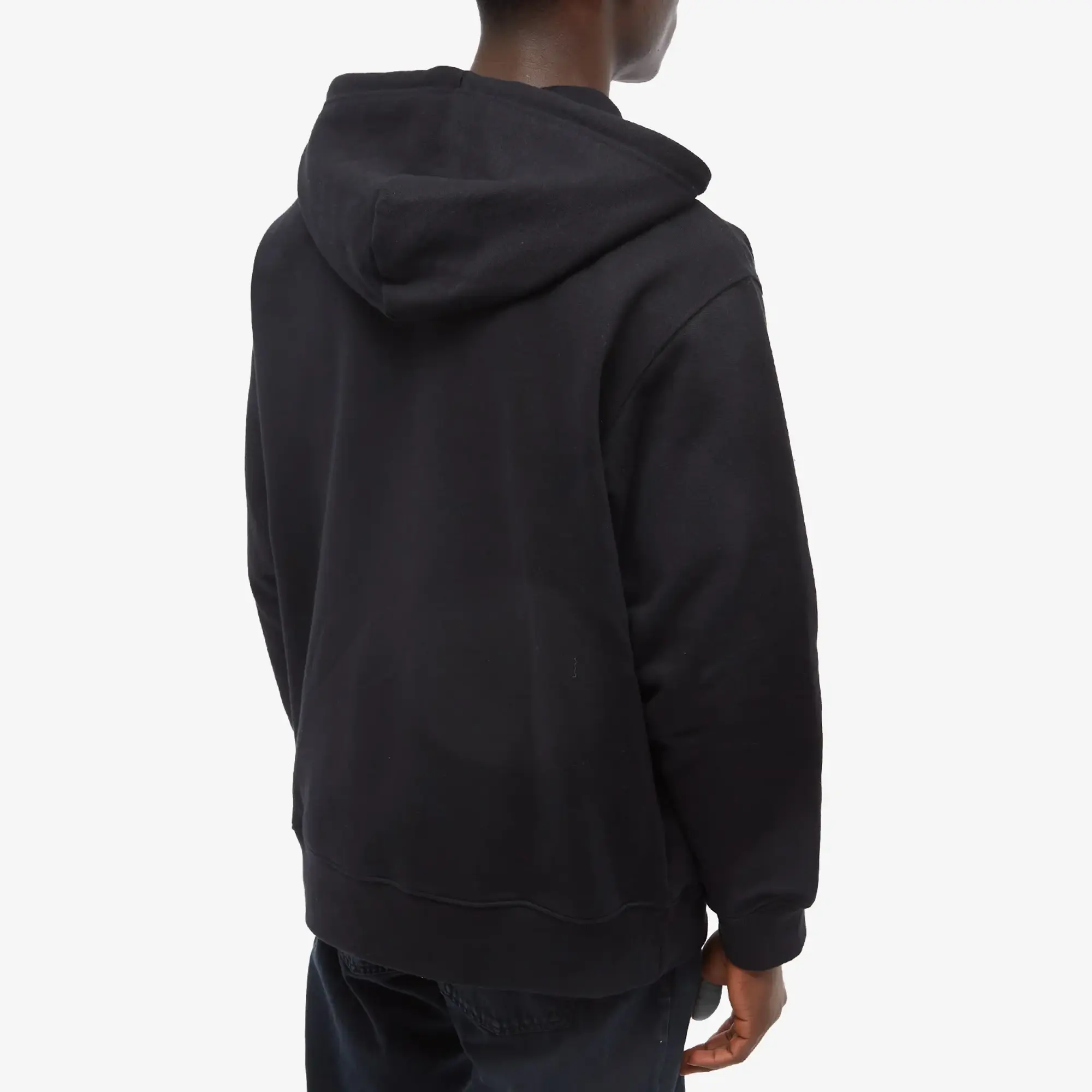 Nudie Jeans Co Nudie Franke Logo Hoody Black