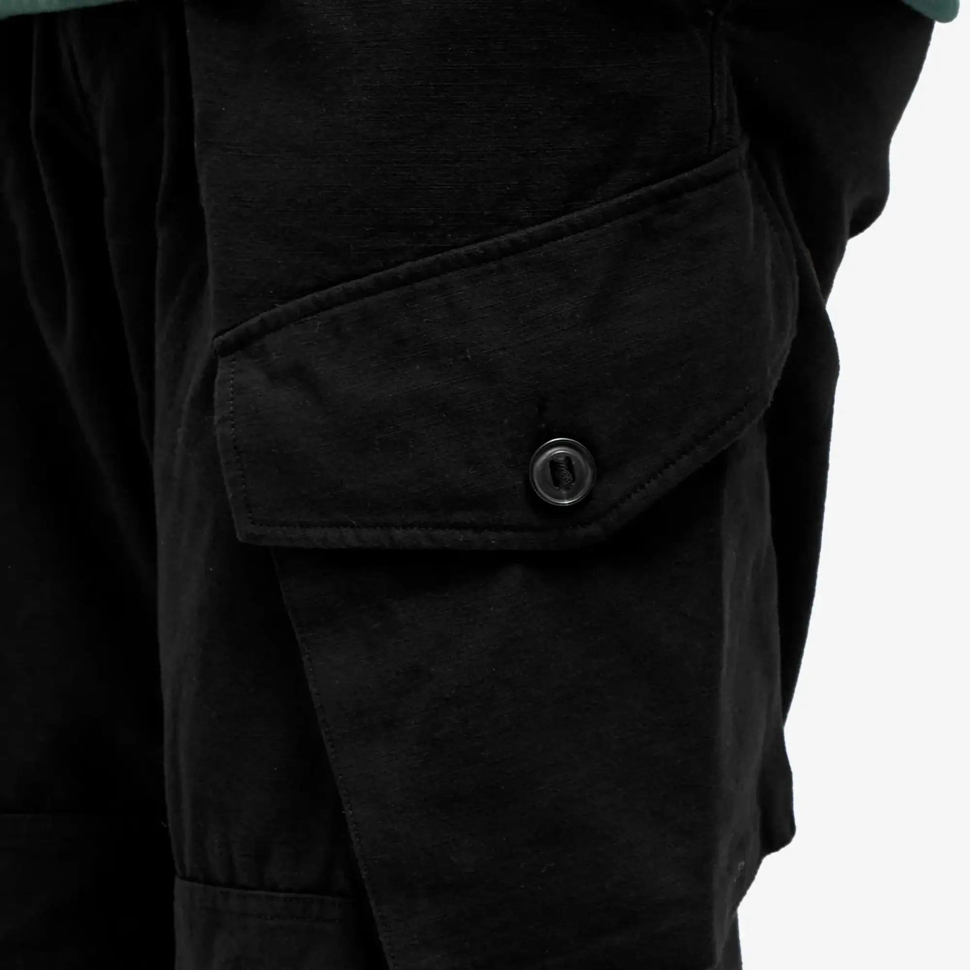 FrizmWORKS Men's Backsatin Royal Navy Combat Trousers Black