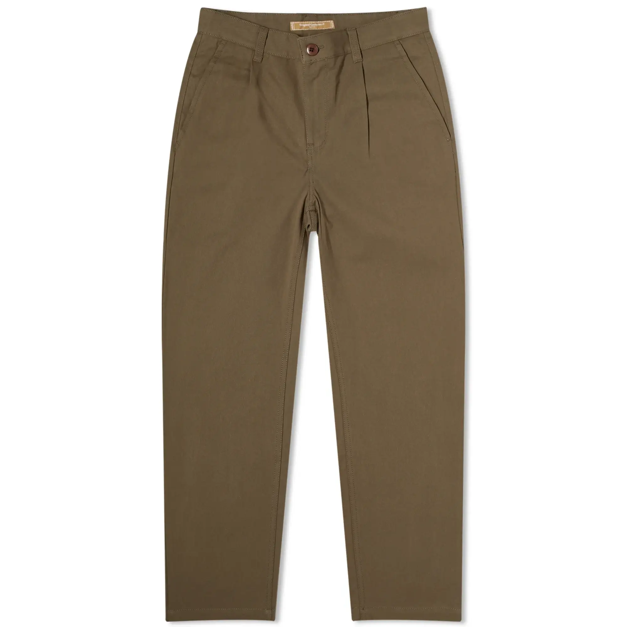 FrizmWORKS Men's OG Haworth One Tuck Trousers Olive