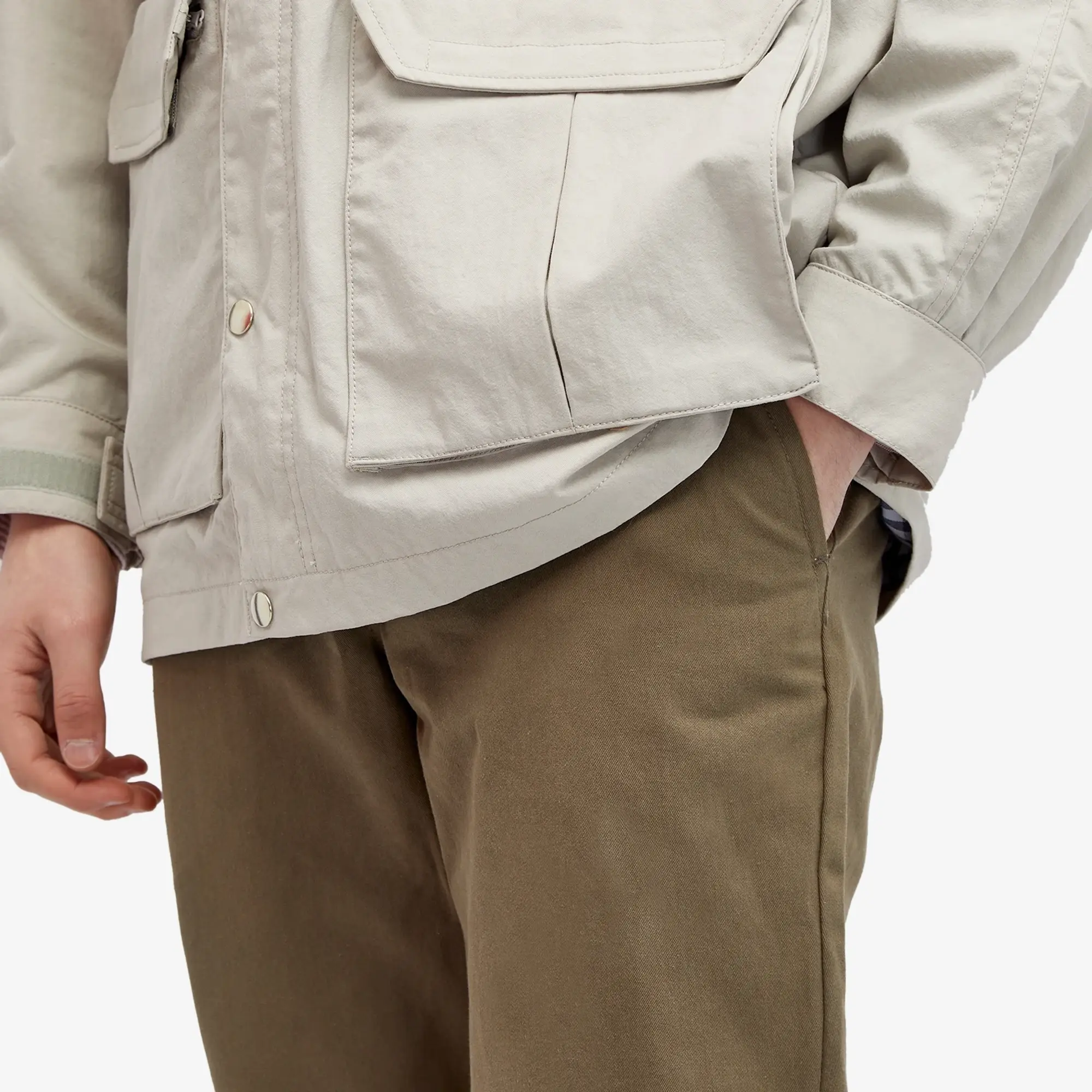 FrizmWORKS Men's OG Haworth One Tuck Trousers Olive