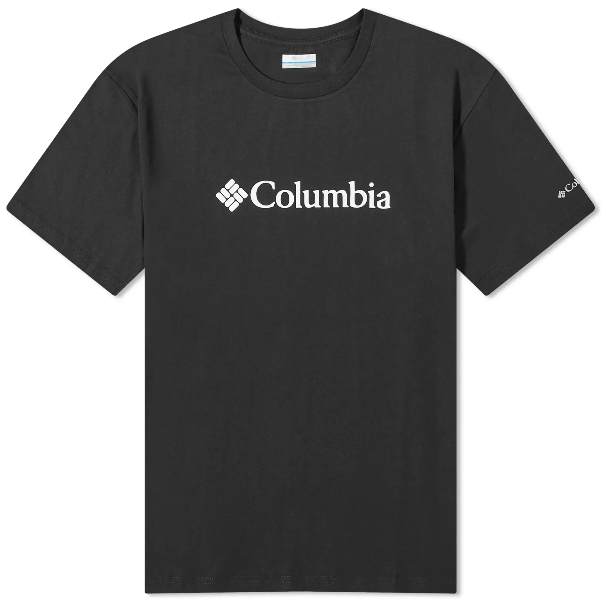 Columbia  CSC BASIC LOGO SHORT SLEEVE SHIRT  men's T shirt in Black