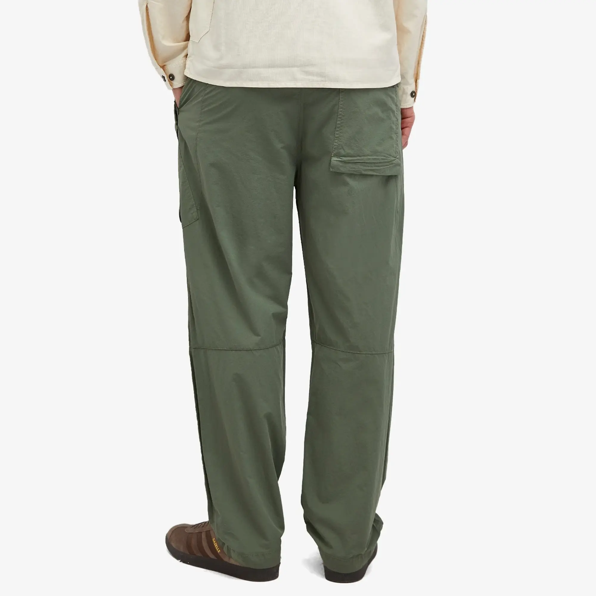 C.P. Company Men's Flatt Nylon Utility Trouser Agave Green