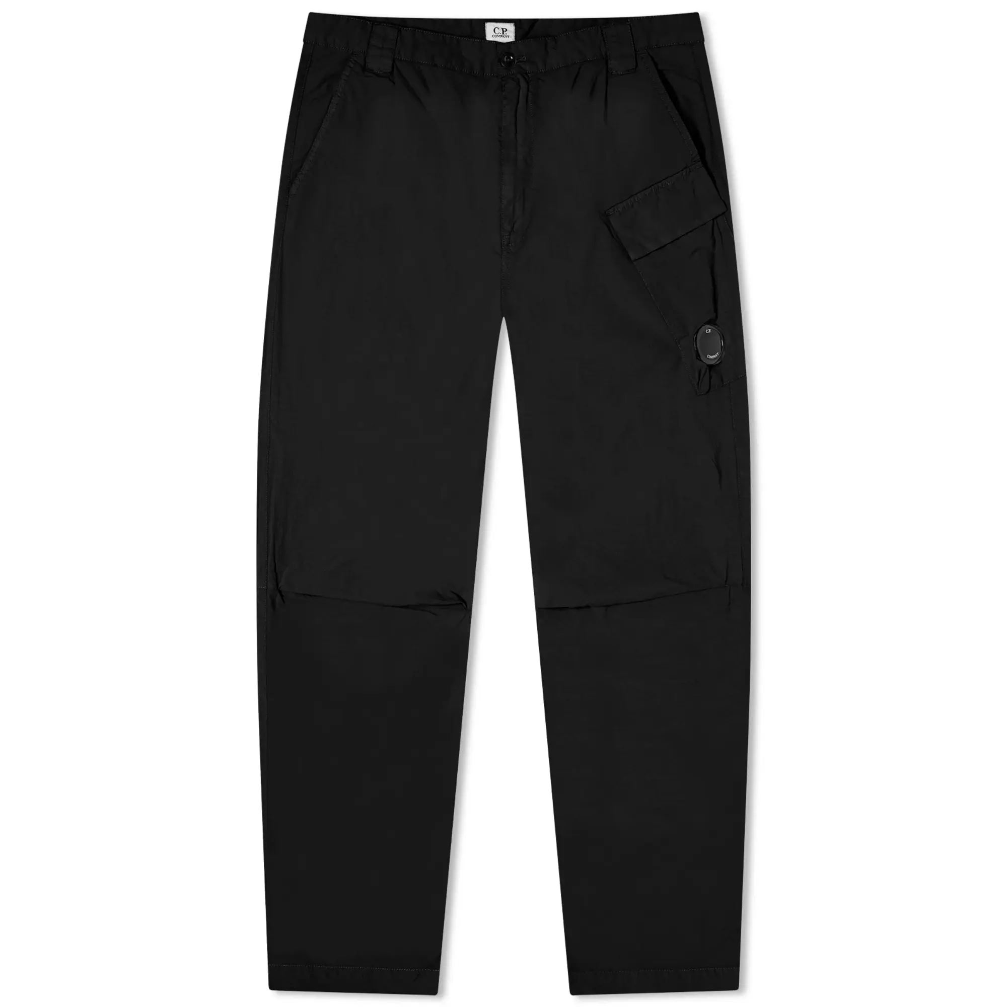 C.P. Company Flatt Nylon Regular Utility Pants - Black