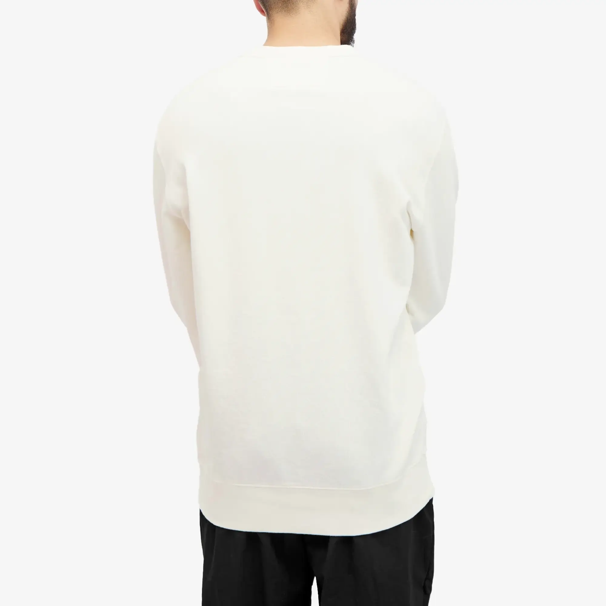 C.P. Company Men's Artisinal Logo Sweat Gauze White