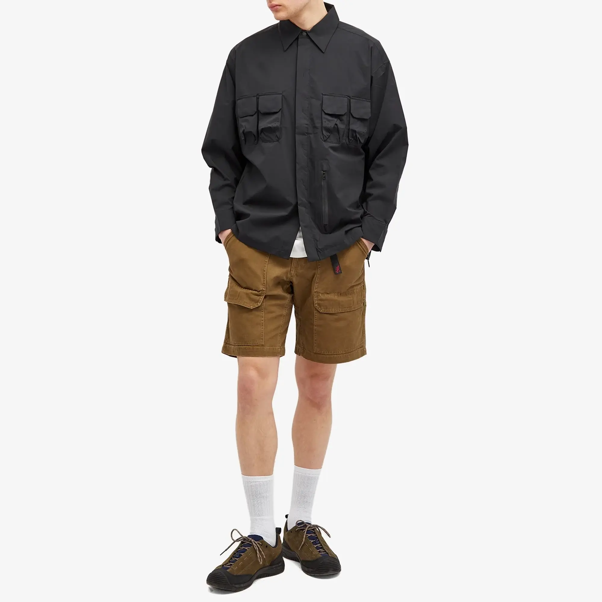 Gramicci Men's Canvas Equipment Shorts Dusted Olive