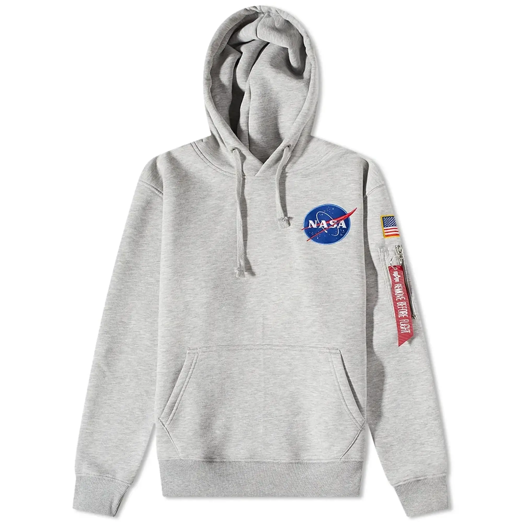 Alpha Industries Men s Space Shuttle Hoodie Replica Blue 178317 17 FOOTY.COM