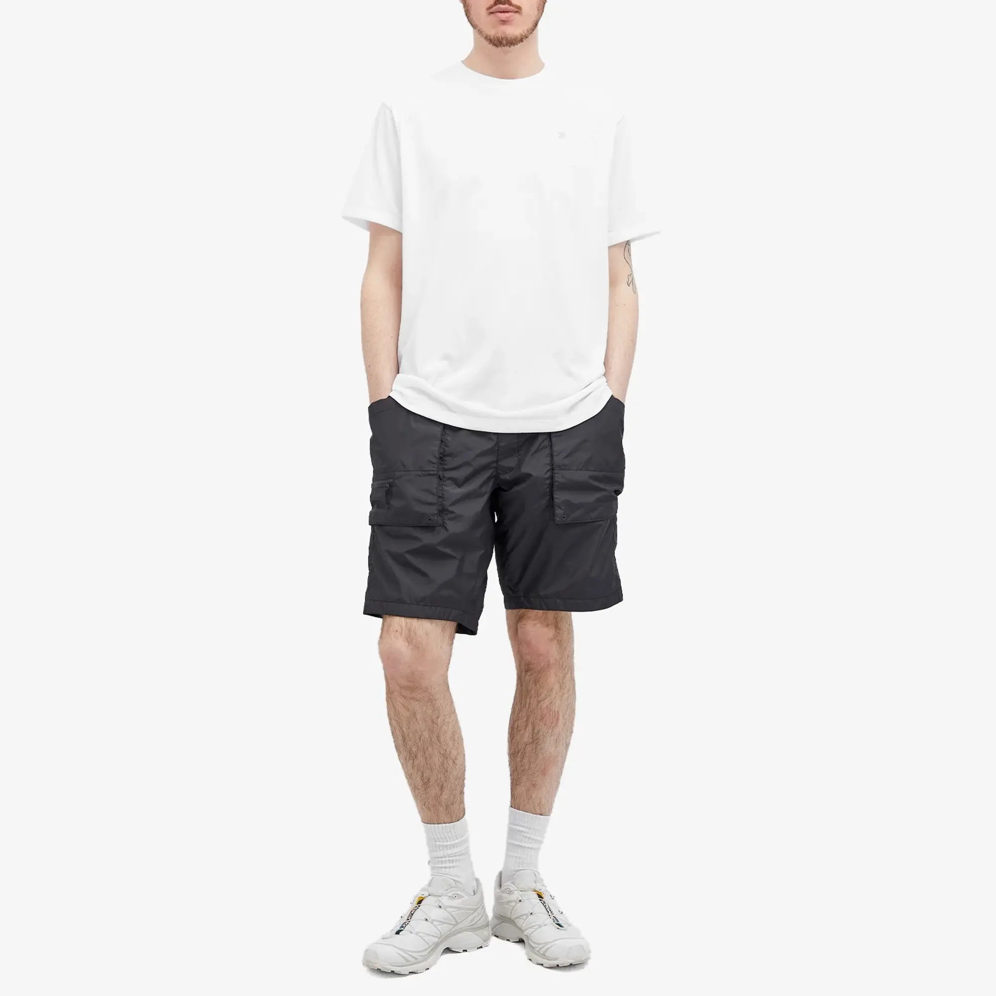 Goldwin Men's Big Logo Print T-shirt White