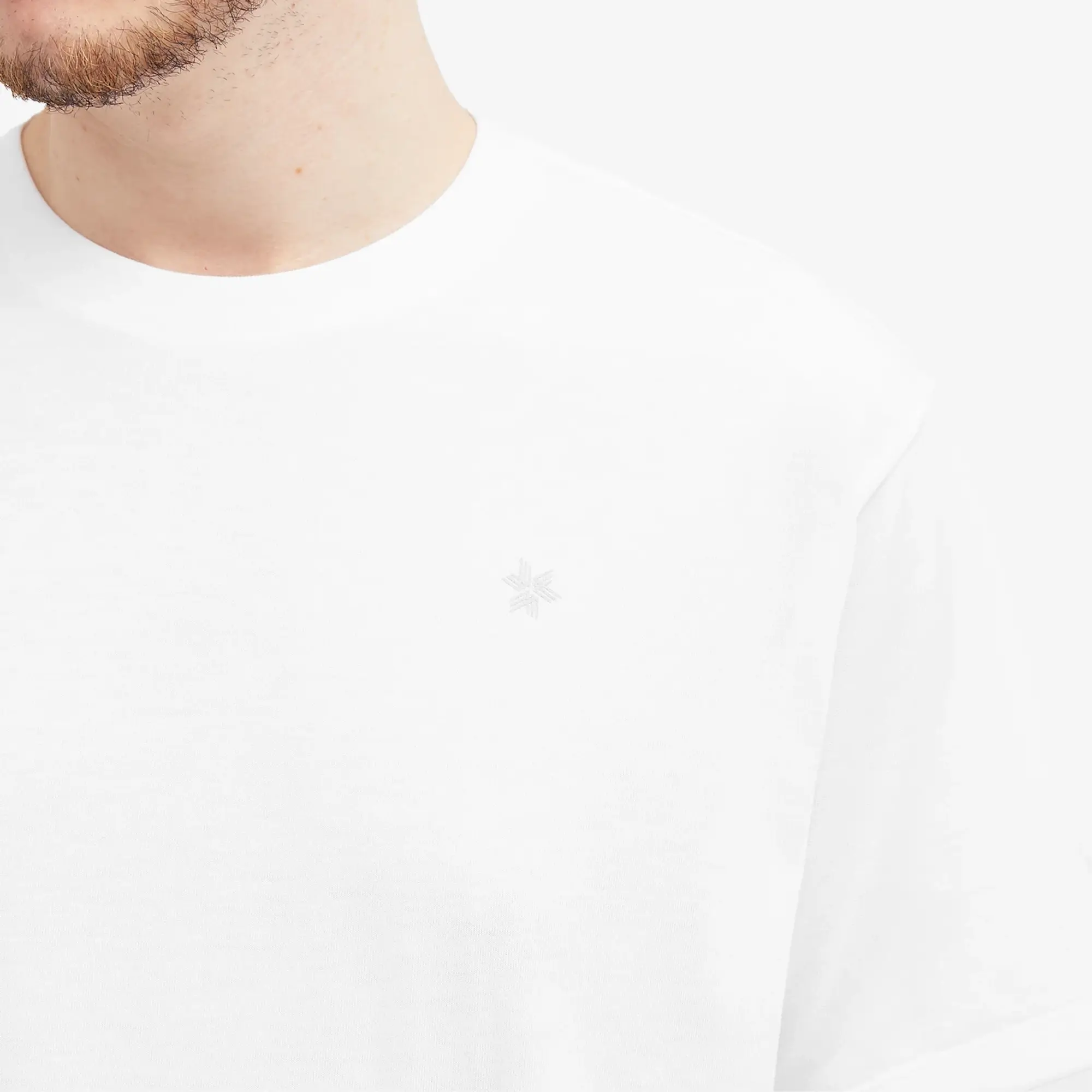 Goldwin Men's Big Logo Print T-shirt White