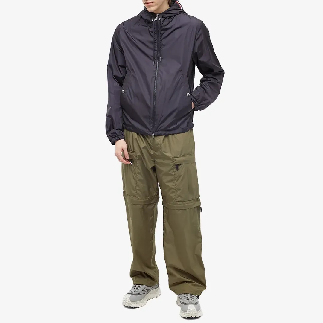 Moncler Men's Grimpeurs Zip Hooded Windbreaker Navy | 1A000-90