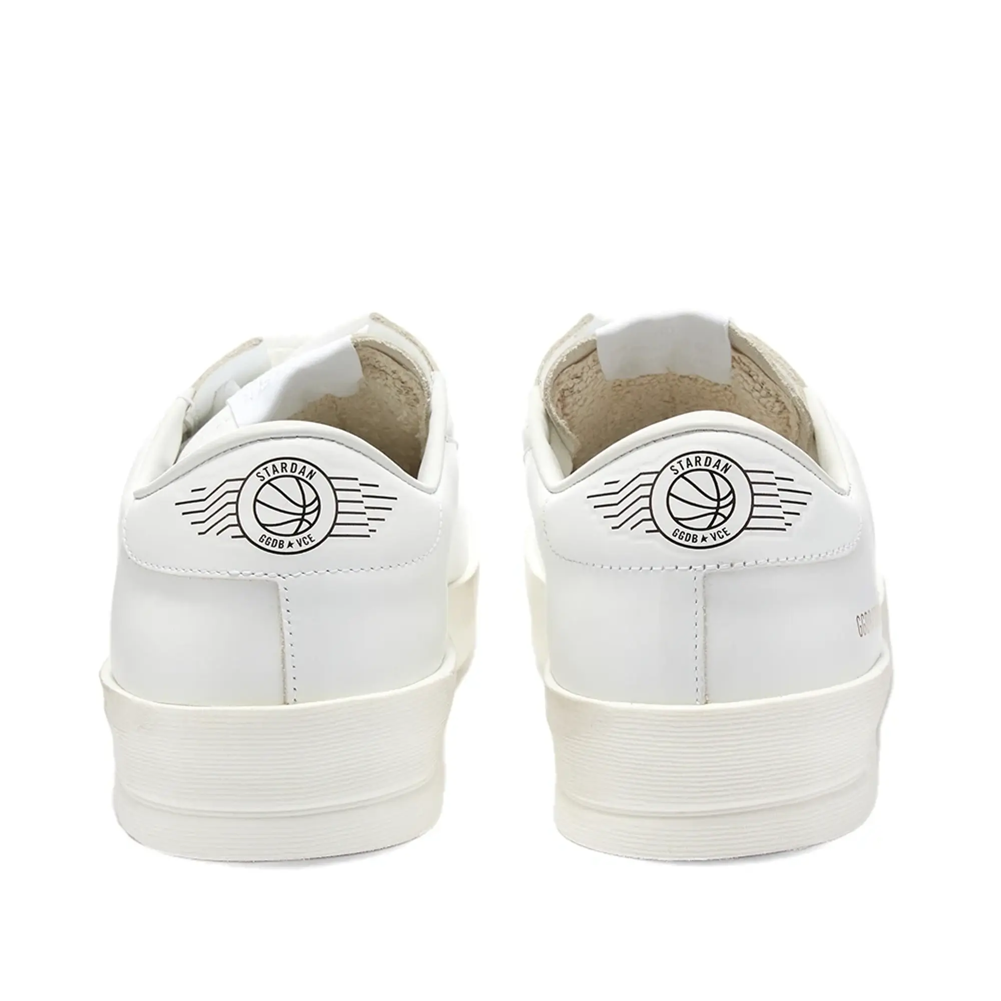 Golden Goose Men's Stardan Leather Sneaker Optic White