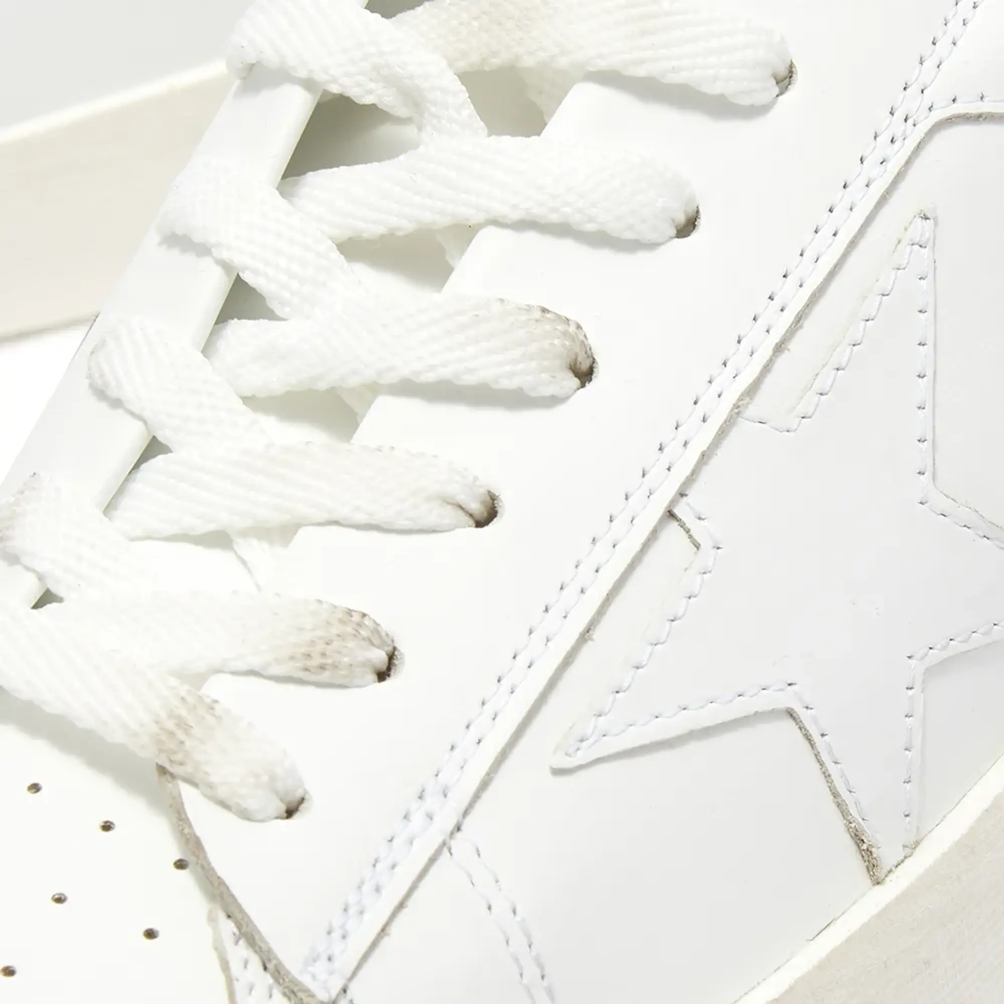 Golden Goose Men's Stardan Leather Sneaker Optic White