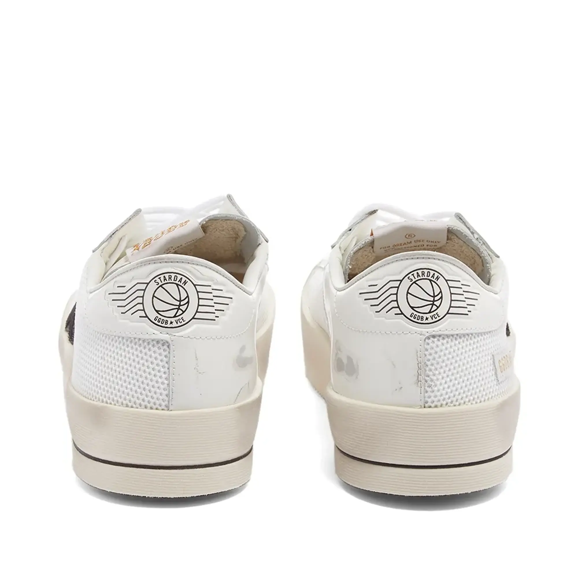 Golden Goose Men's Stardan Leather Sneaker White/Black