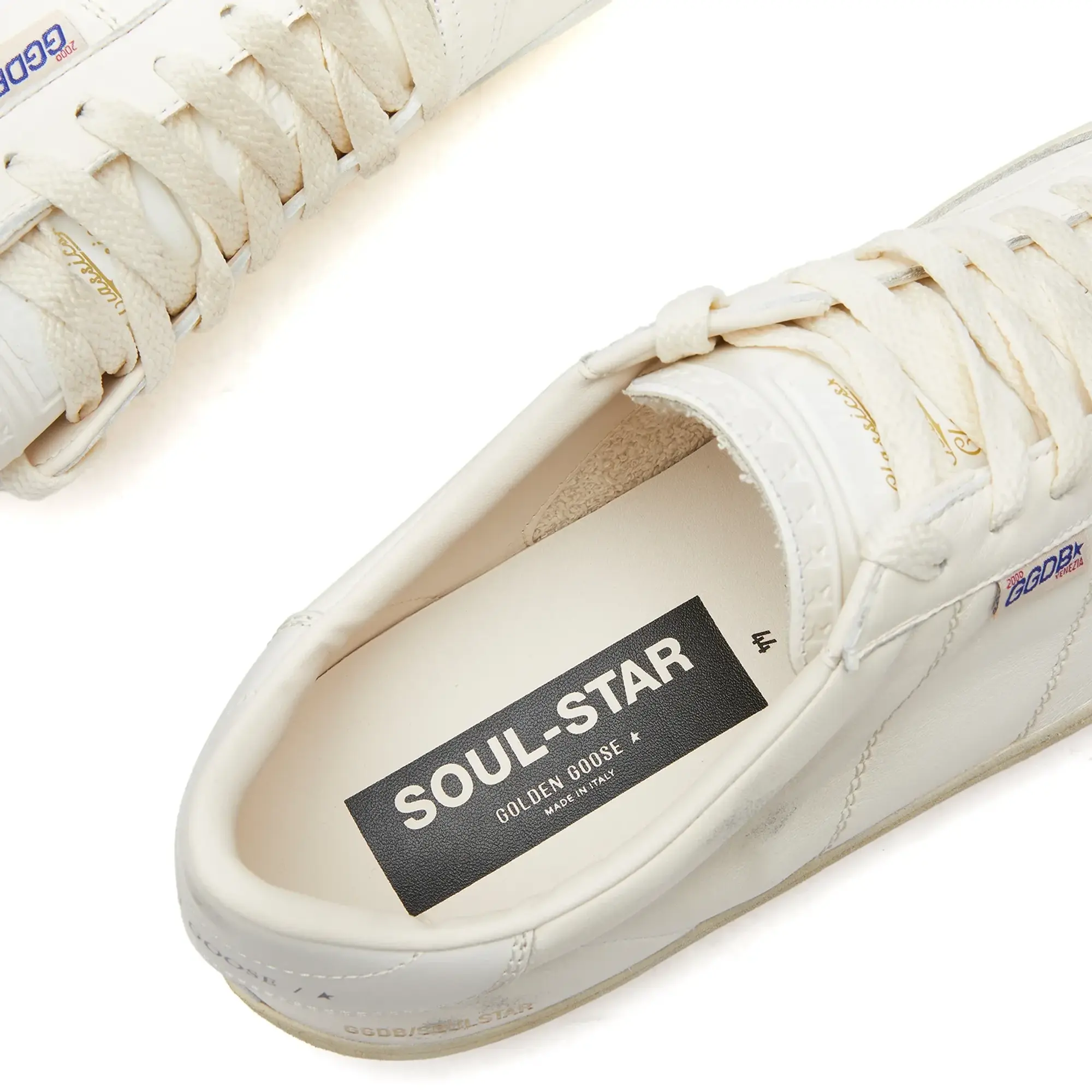 Golden Goose Men's Soul Star Sneaker White/Milk