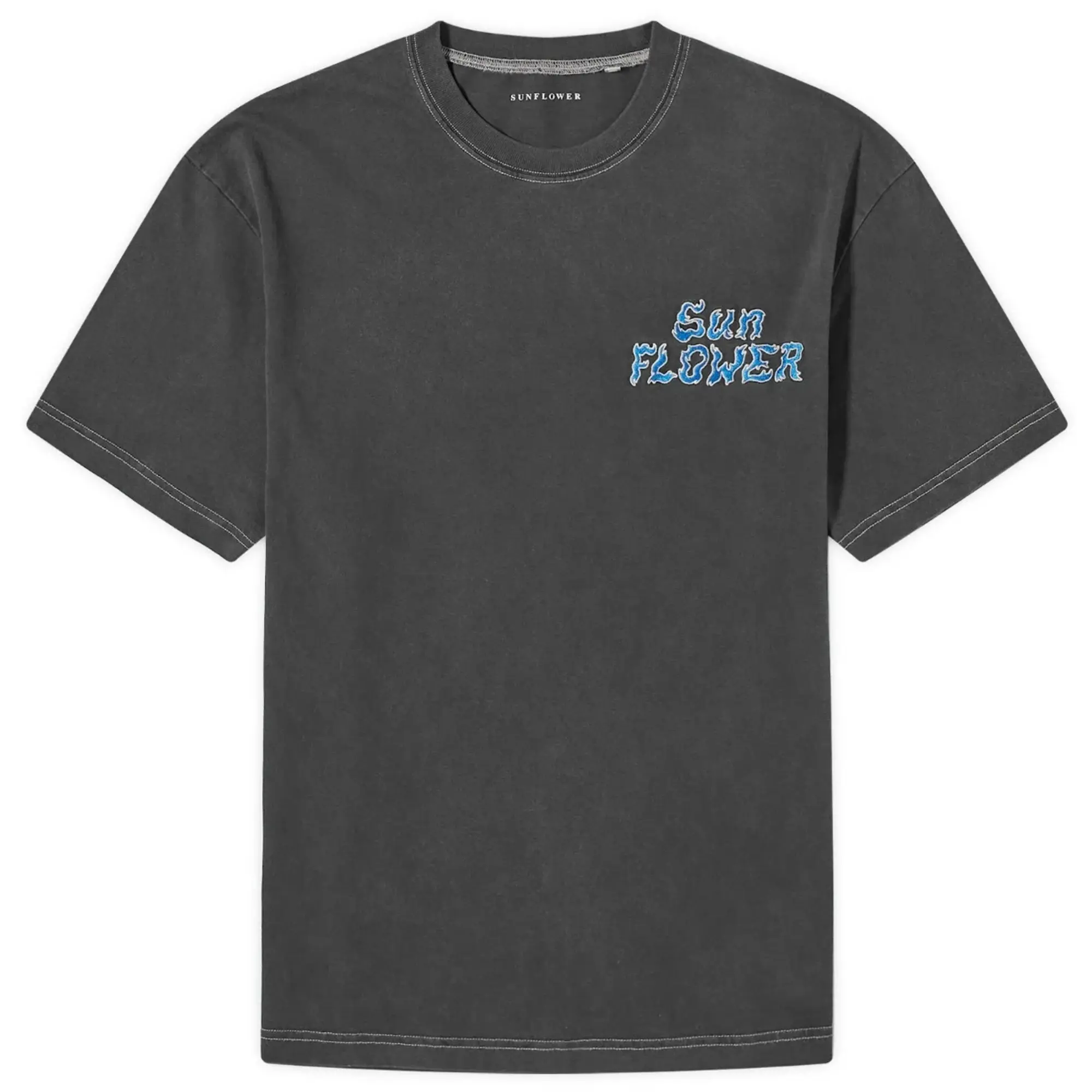 Sunflower Men's Washed Logo T-Shirt Black