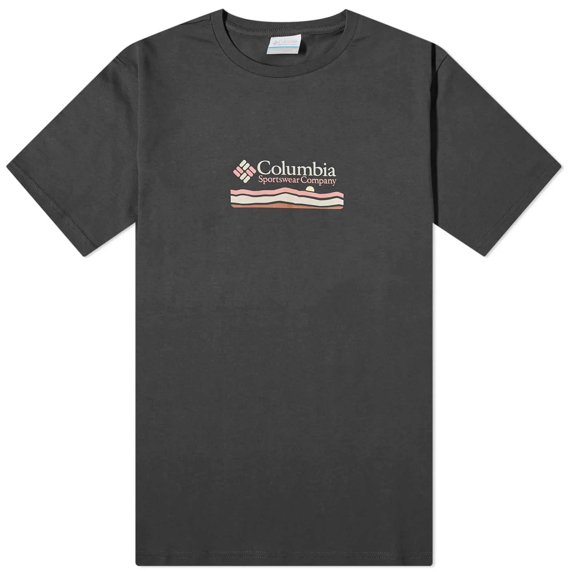 Columbia Mens Explorers Canyon Back SS Tee - Black, Black