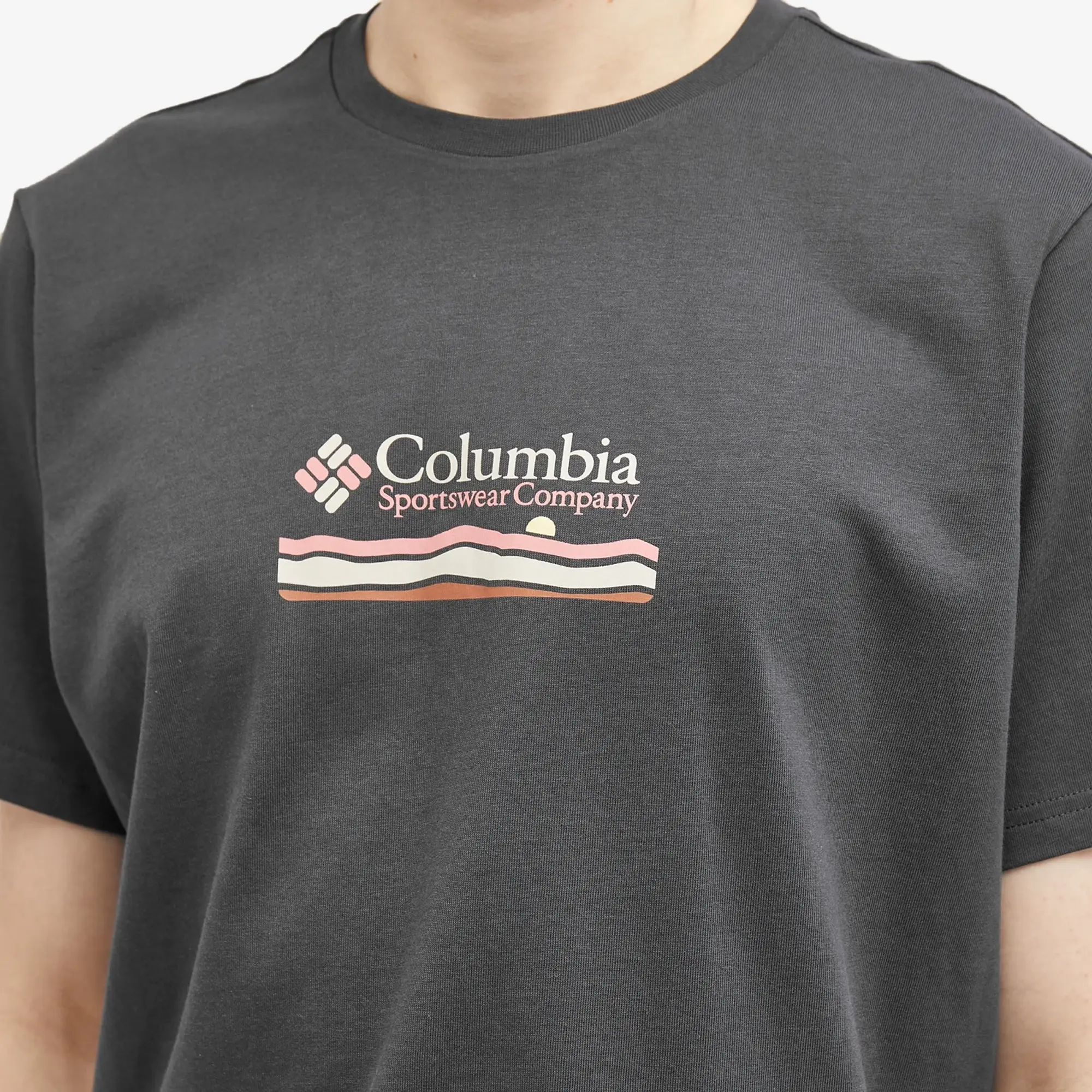 Columbia Mens Explorers Canyon Back SS Tee - Black, Black